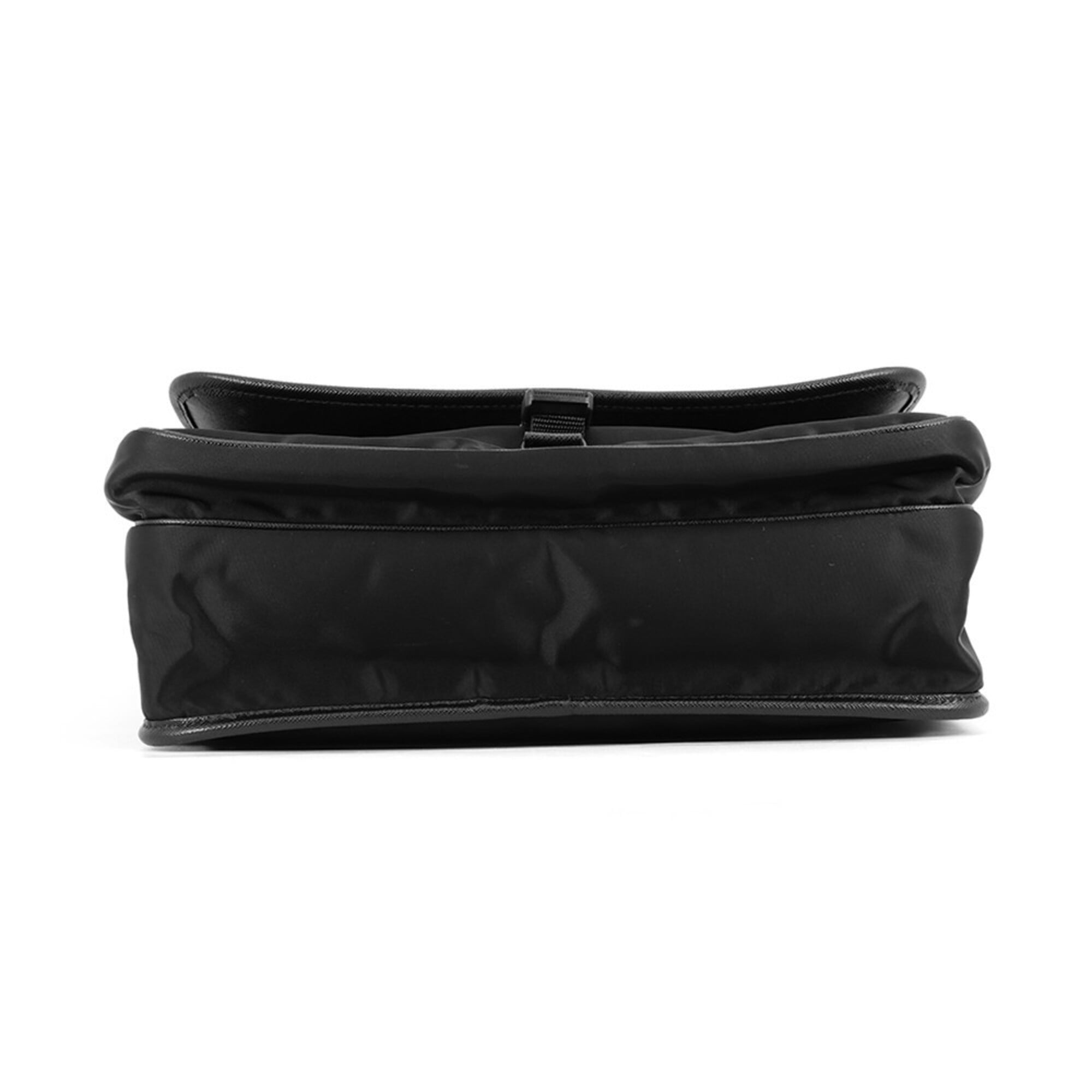 Prada Black Nylon Handbag Messenger Bag Shoulder Bag (Pre-Owned)