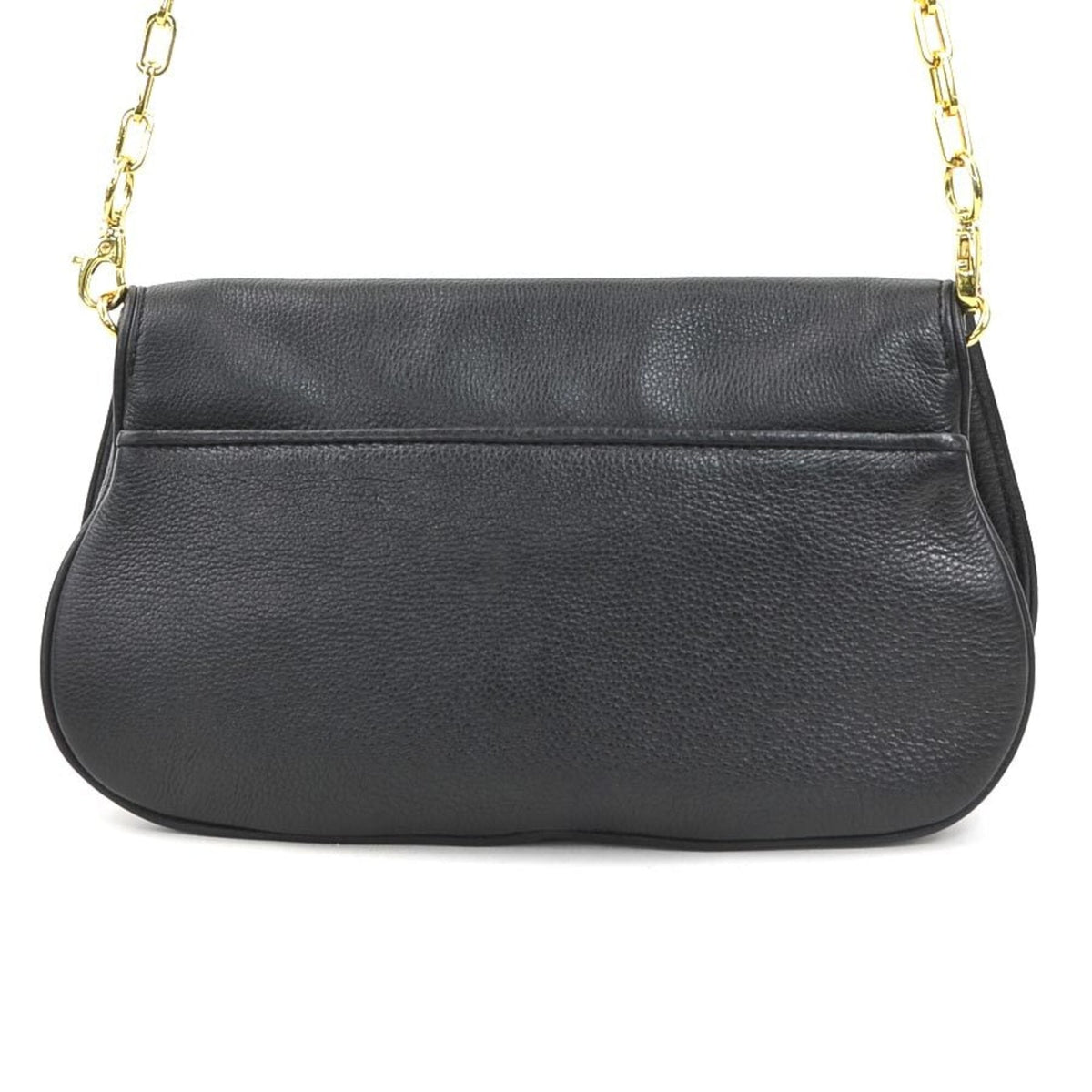 Tory Burch Black Leather Shoulder Bag (Pre-Owned)