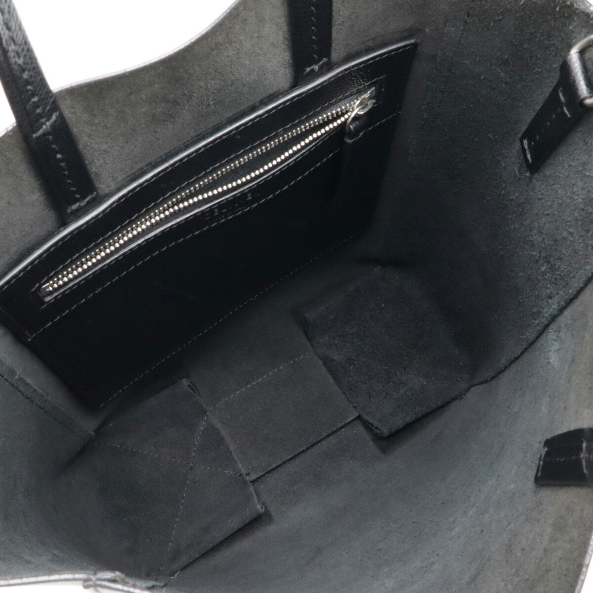 Celine Black Leather Handbag Shoulder Bag Tote Bag (Pre-Owned)
