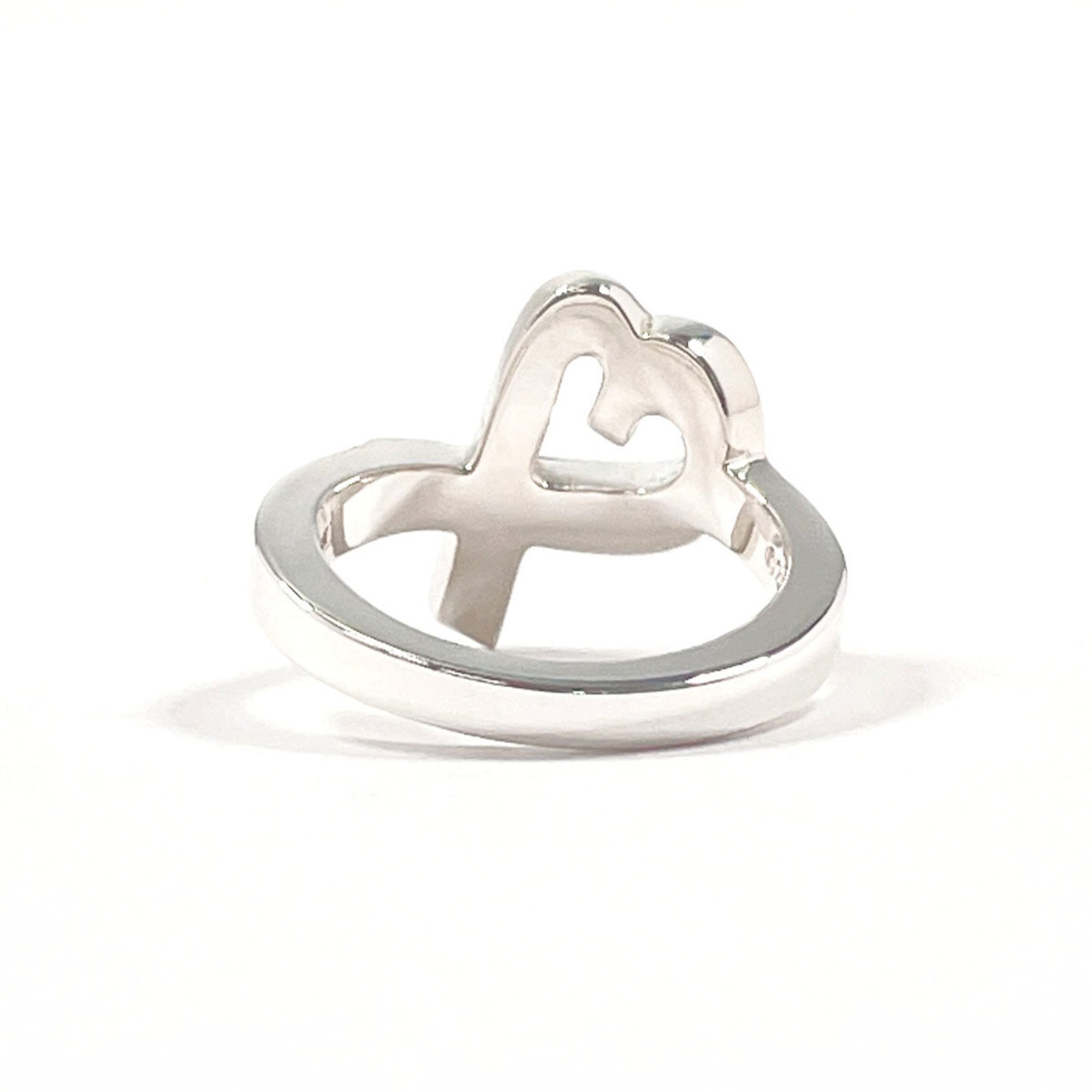 Tiffany Silver Silver 925 Band Ring (Pre-Owned)
