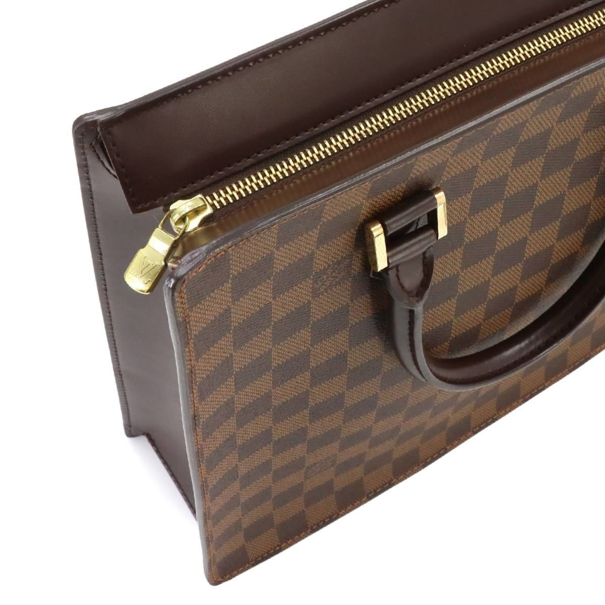 Louis Vuitton Brown Damier Canvas Ebene Damier Canvas Handbag Tote Bag (Pre-Owned)