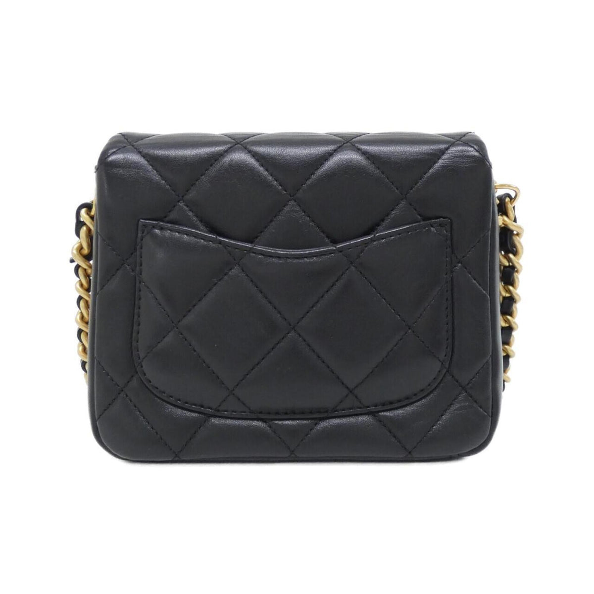 Chanel Black Leather Shoulder Bag (Pre-Owned)