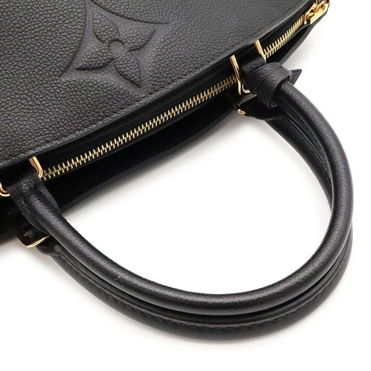 Louis Vuitton Black Noir Monogram Empreinte Leather Handbag Tote Bag (Pre-Owned)