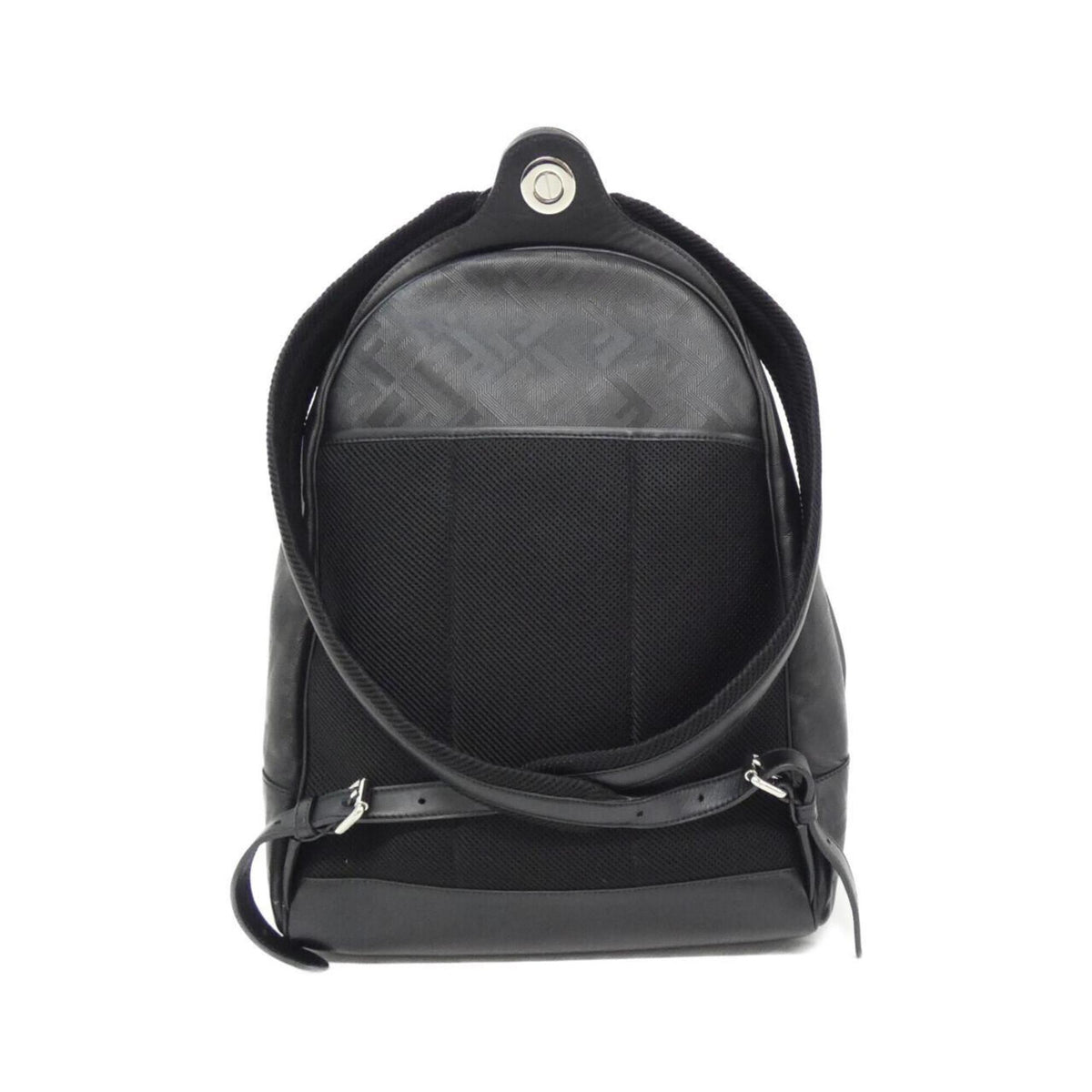Fendi Black Leather Backpack (Pre-Owned)