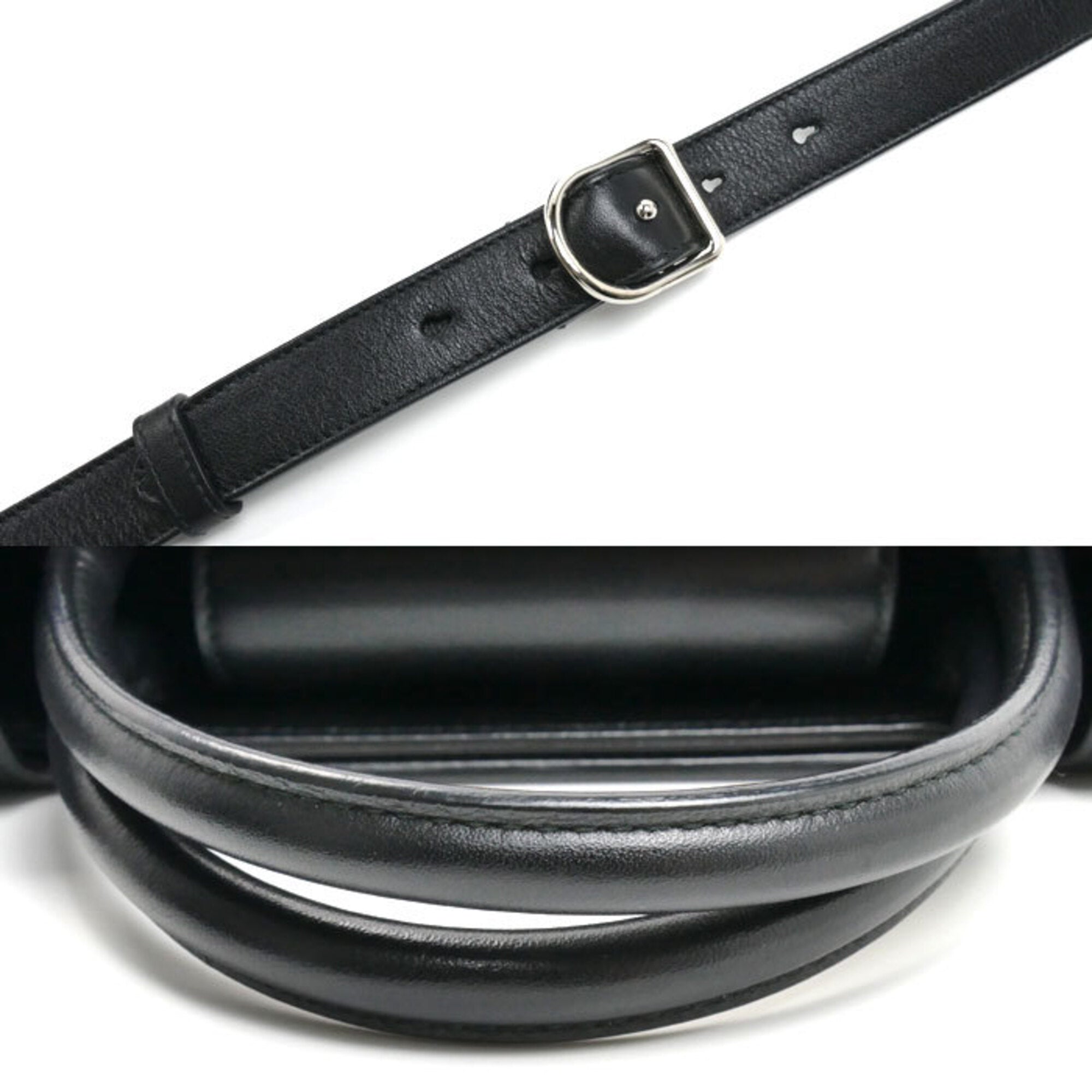 Christian Dior Black Leather Shoulder Bag (Pre-Owned)