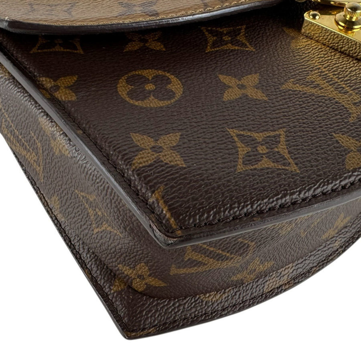 Louis Vuitton Brown Monogram Reverse Shoulder Bag (Pre-Owned)