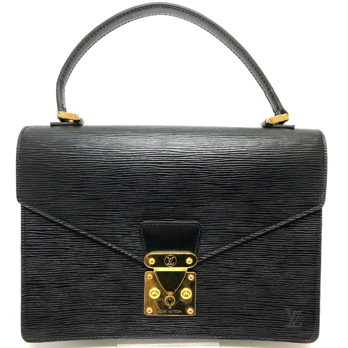 Louis Vuitton Black Epi Leather Handbag (Pre-Owned)