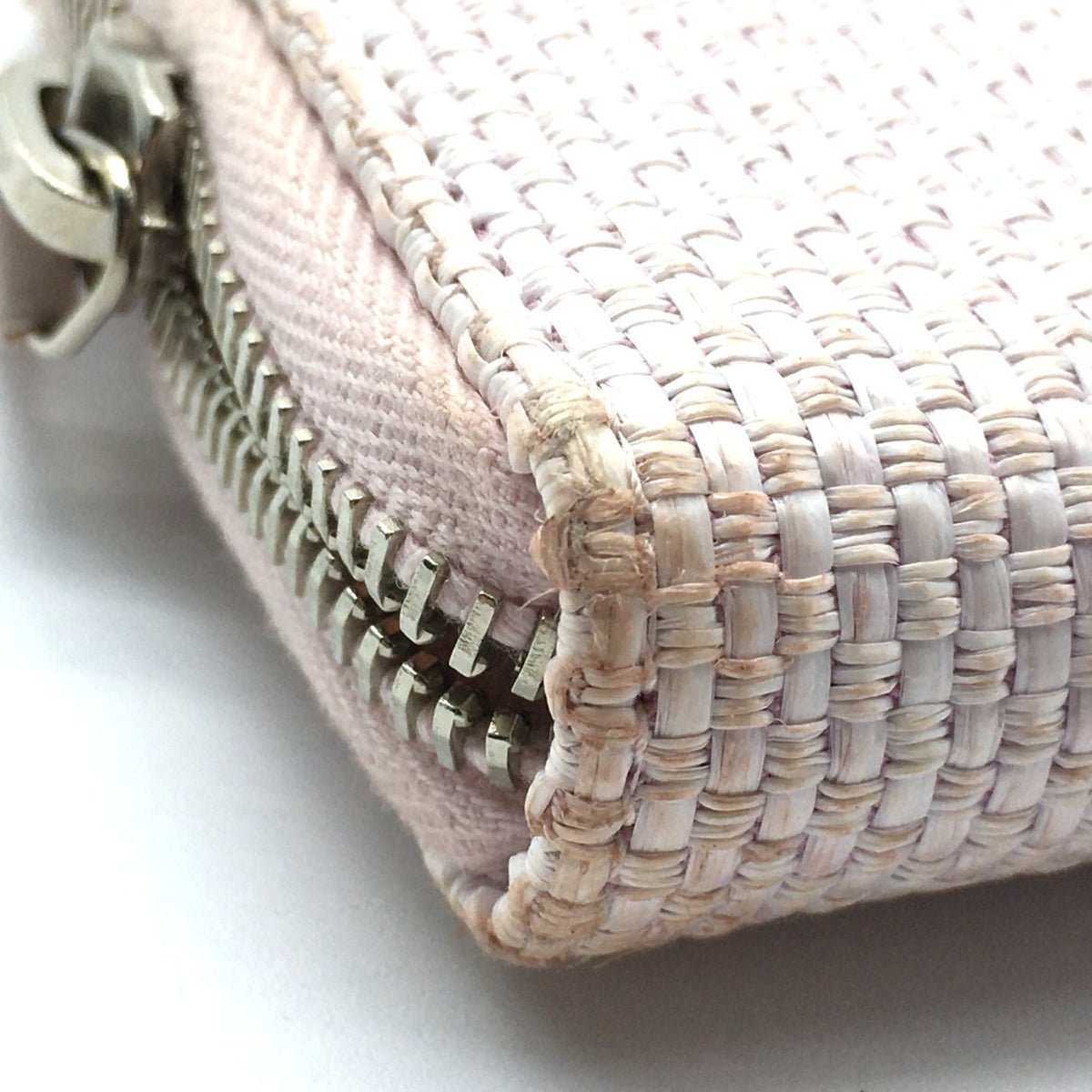 Chanel Deauville Pink Tweed Leather Long Wallet (Bi-Fold) (Pre-Owned)