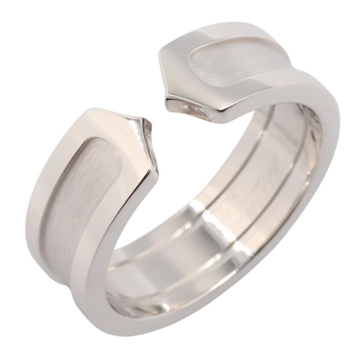 Cartier Silver White Gold (18K) Band Ring (Pre-Owned)