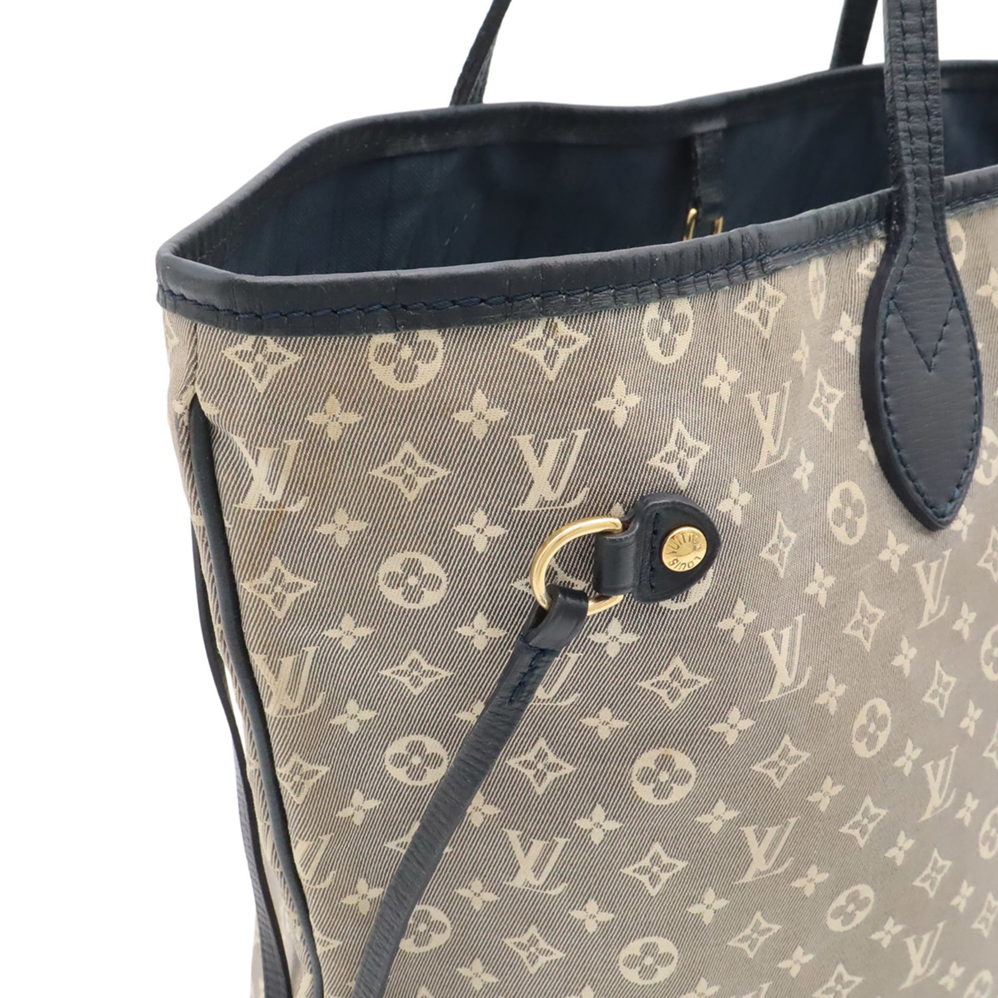 Louis Vuitton Ancre Navy Canvas Shoulder Bag Tote Bag (Pre-Owned)