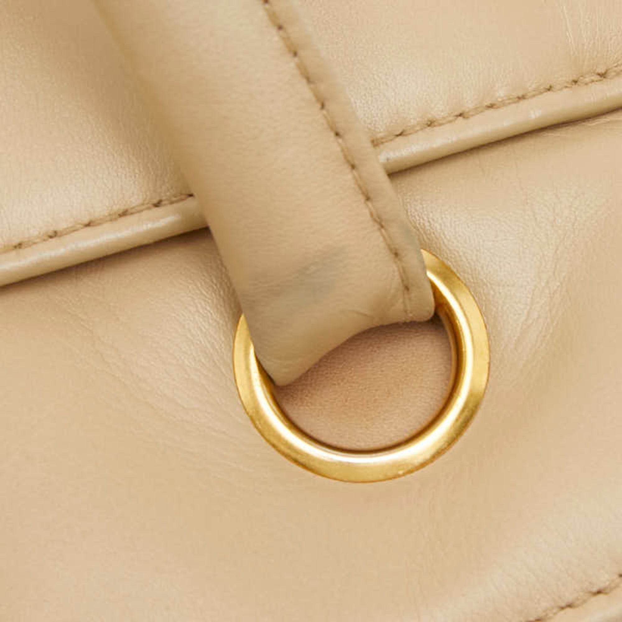 Chanel Beige Leather Tote Bag (Pre-Owned)