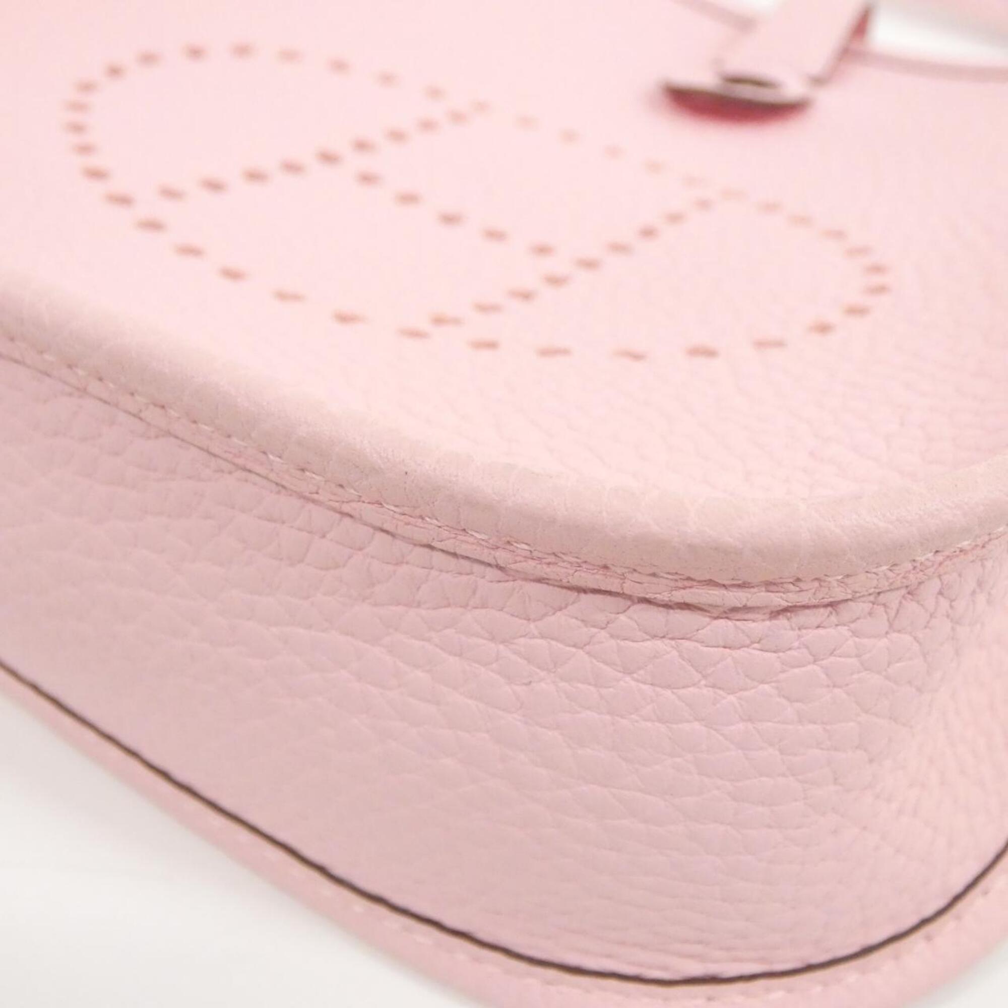 Hermes Rose Sakura Taurillon Clemence Leather Shoulder Bag (Pre-Owned)