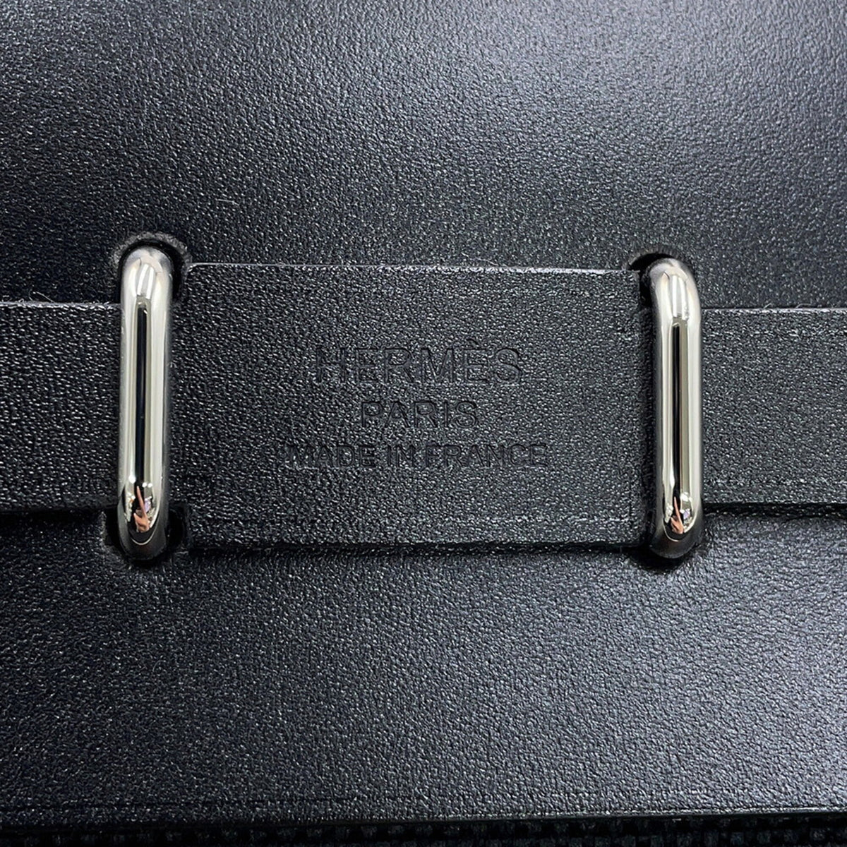 Hermes Kara Black Toile H Handbag Shoulder Bag (Pre-Owned)