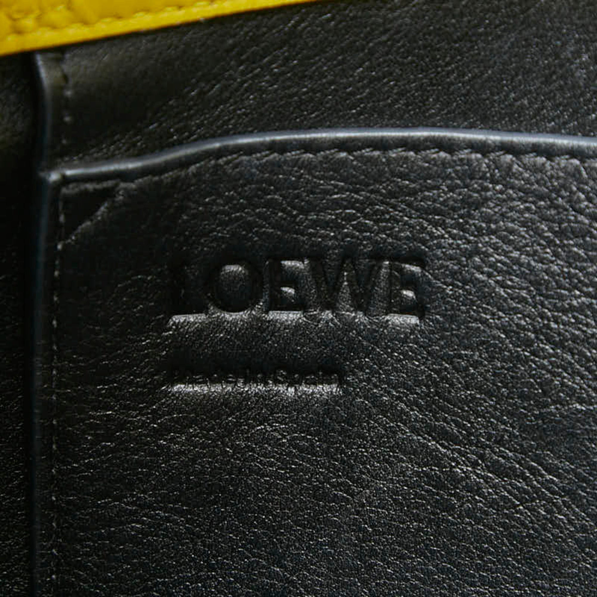 Loewe Yellow Leather Handbag Shoulder Bag (Pre-Owned)