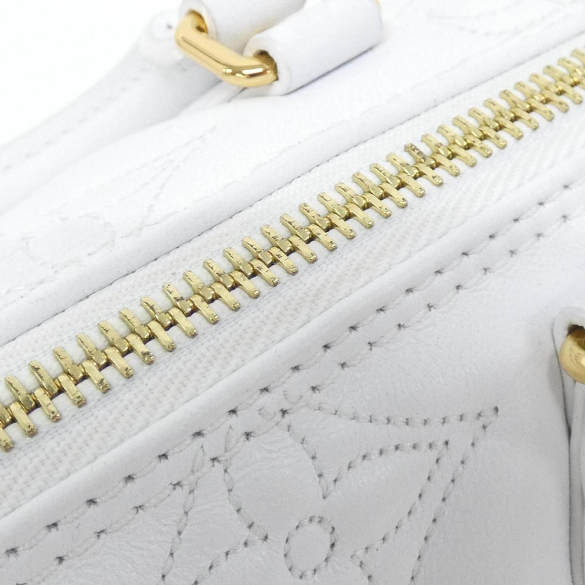 Louis Vuitton Gold Leather Shoulder Bag (Pre-Owned)