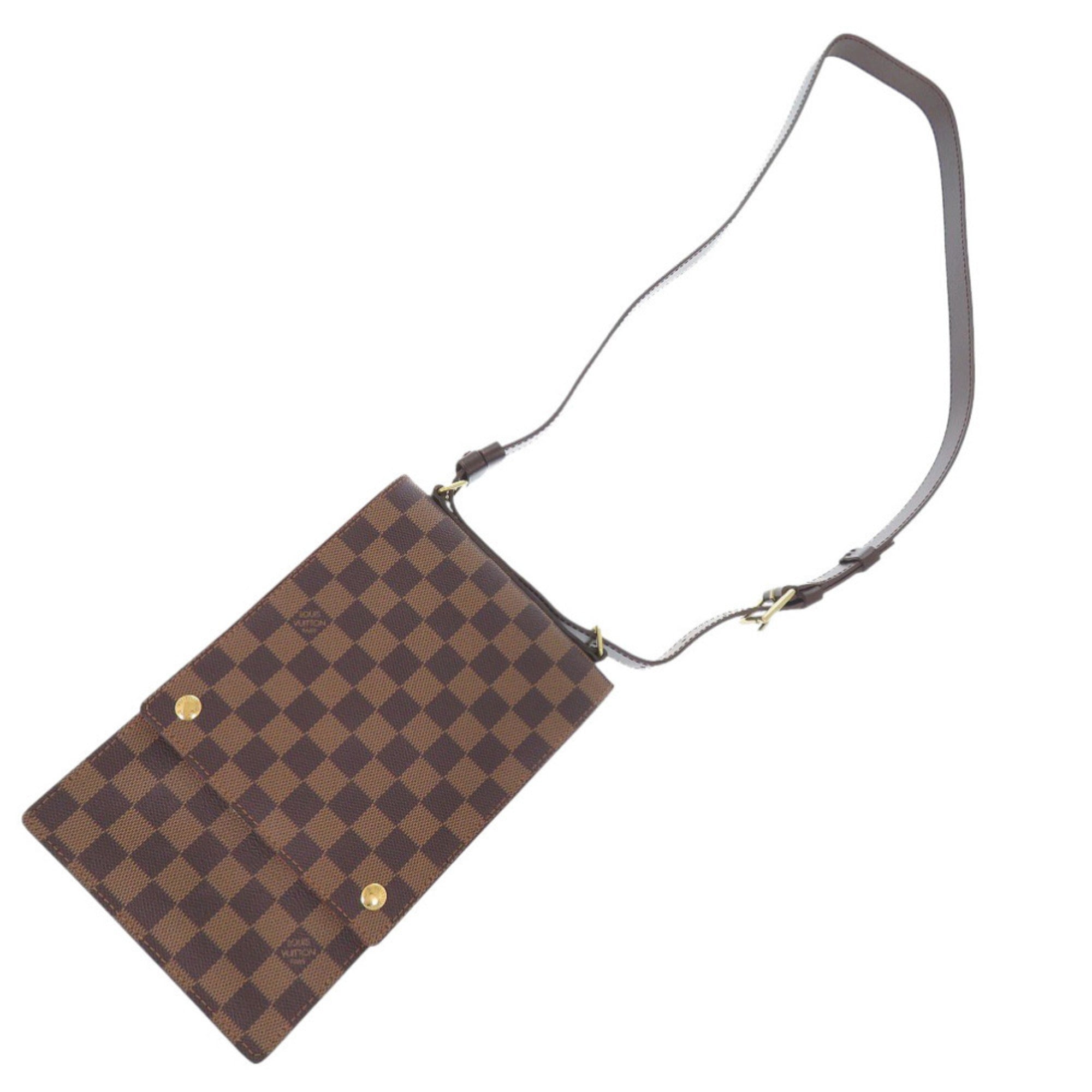 Louis Vuitton Brown Damier Canvas Shoulder Bag (Pre-Owned)