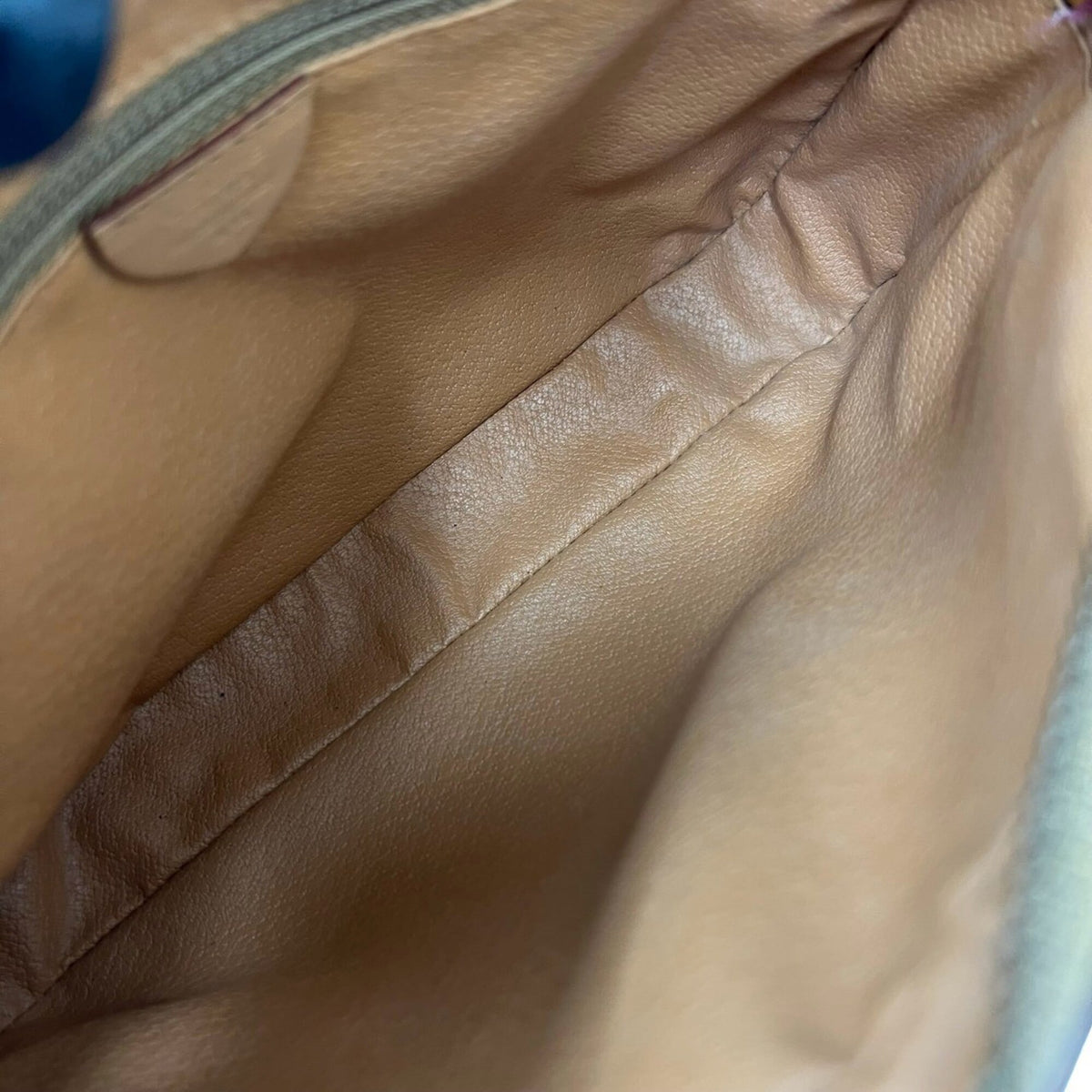 Celine Brown Pvc Leather Pochette Shoulder Bag (Pre-Owned)