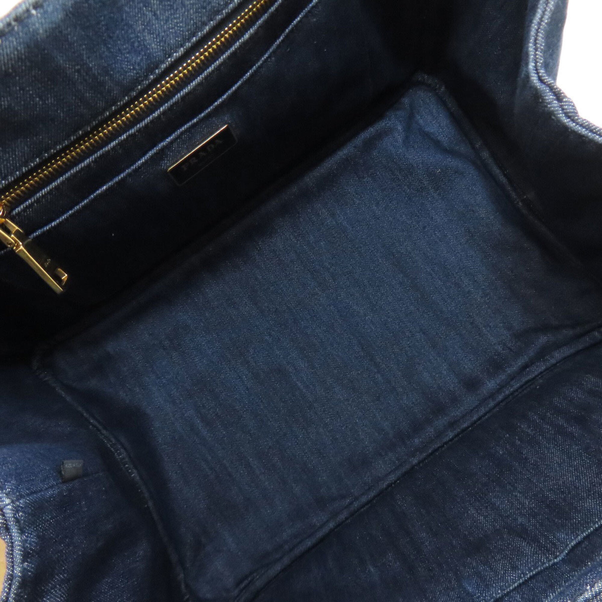 Prada Blue Denim Handbag (Pre-Owned)
