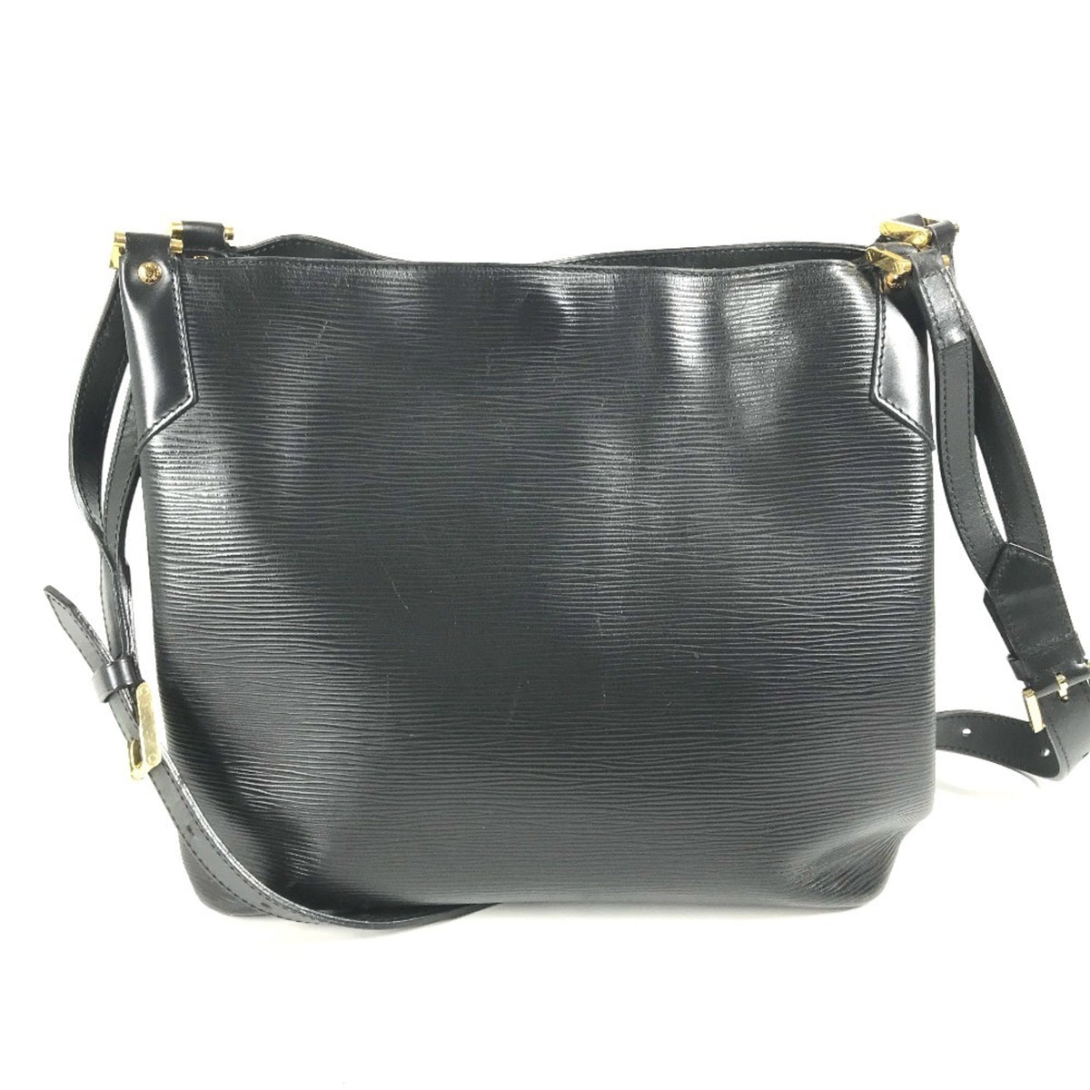 Louis Vuitton Black Epi Leather Shoulder Bag Tote Bag (Pre-Owned)