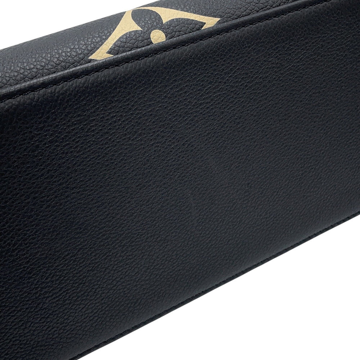 Louis Vuitton Beige Bicolor Black Monogram Noir Monogram Empreinte Handbag (Pre-Owned)