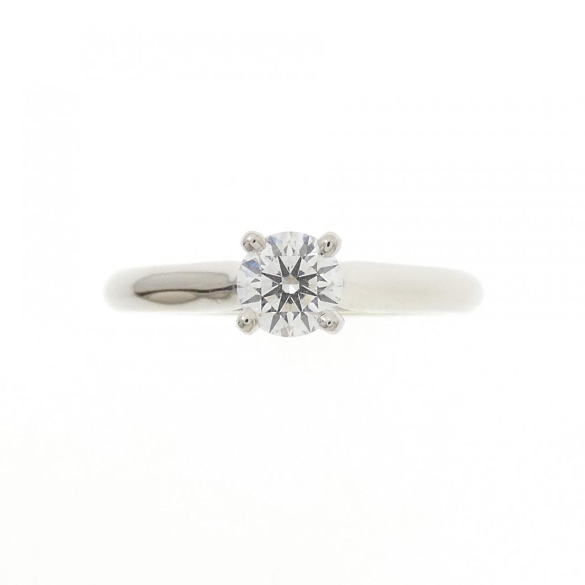 Cartier Silver Platinum 950 Anniversary Ring (Pre-Owned)