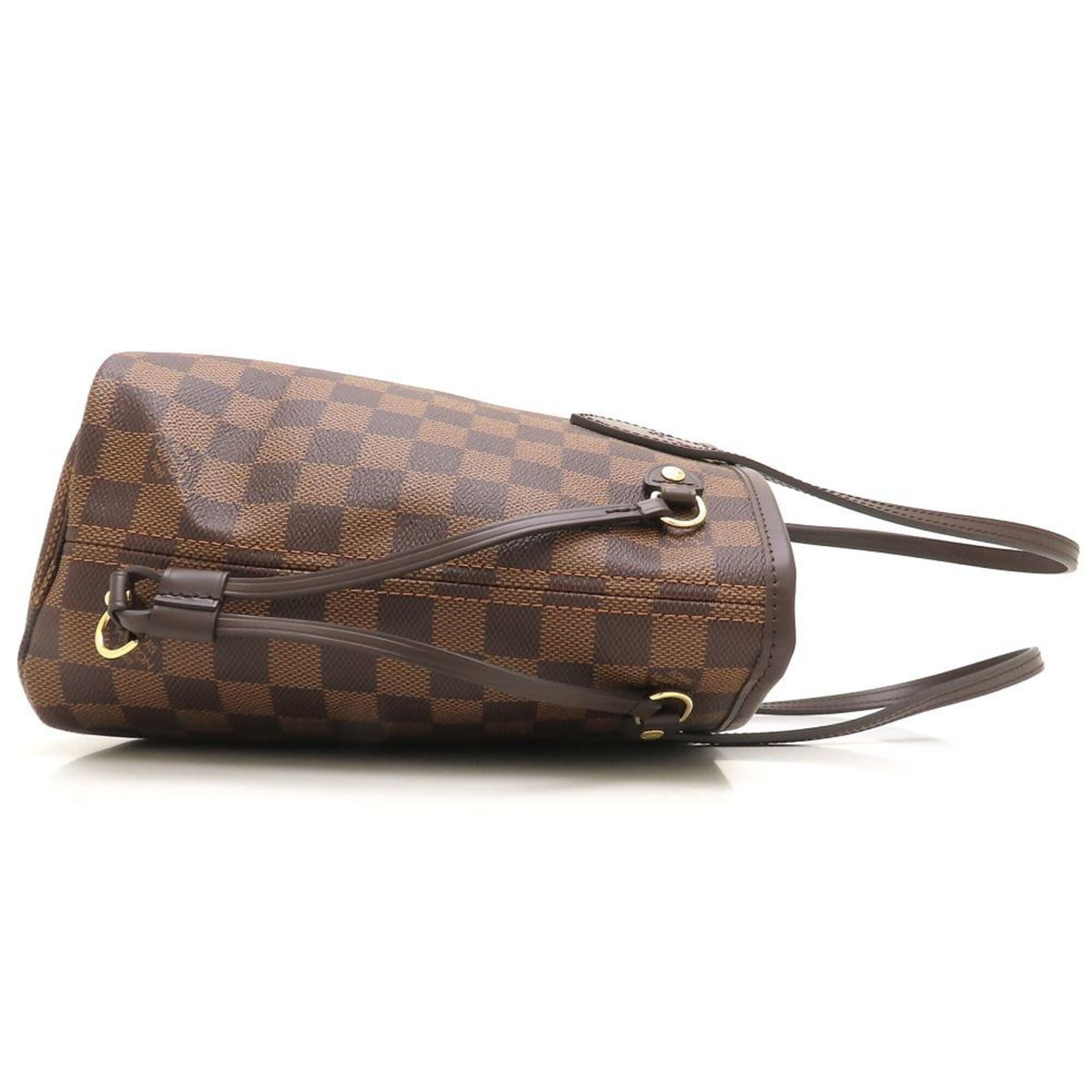 Louis Vuitton Ebene Damier Canvas Pouch Tote Bag (Pre-Owned)