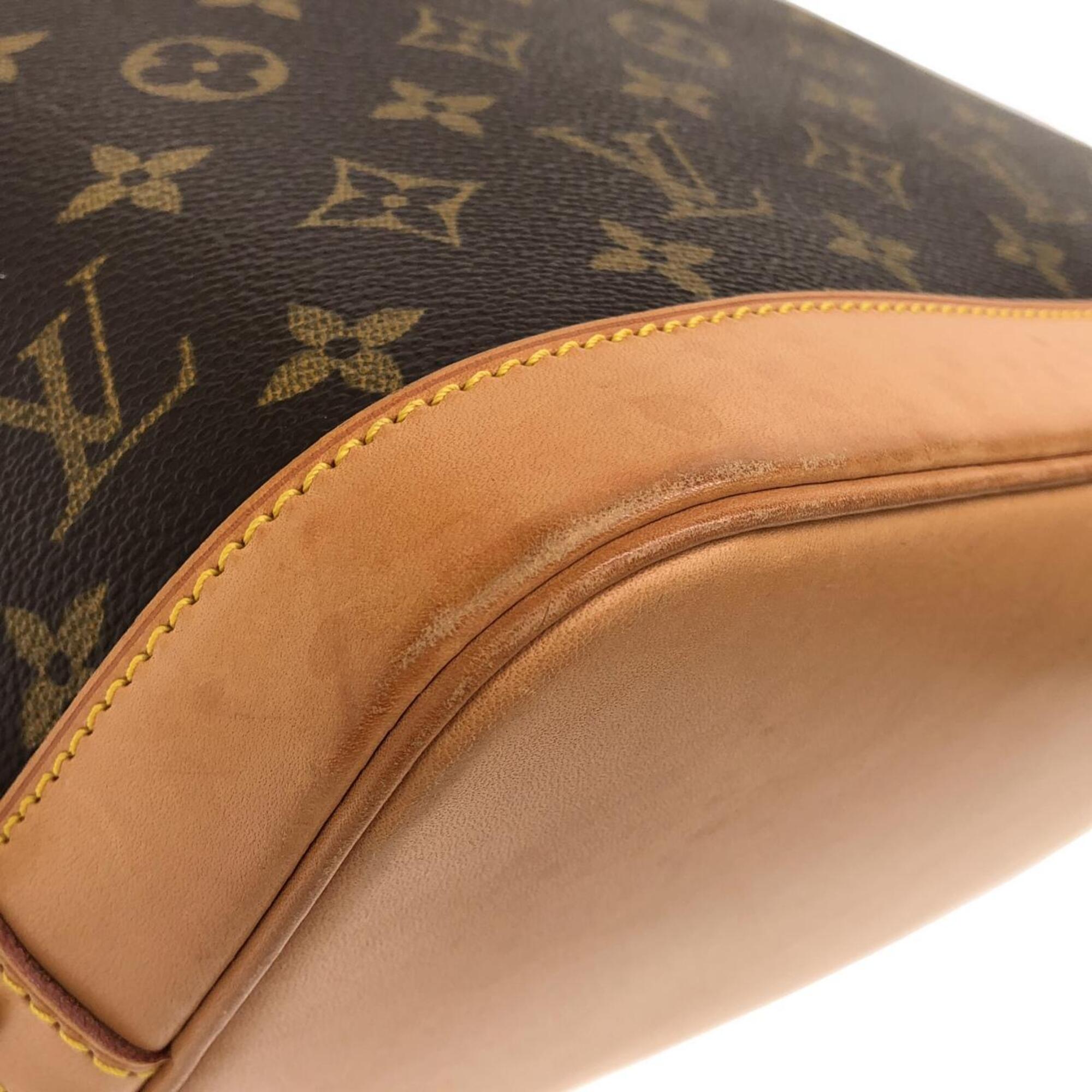 Louis Vuitton Marron Coated Canvas Handbag (Pre-Owned)