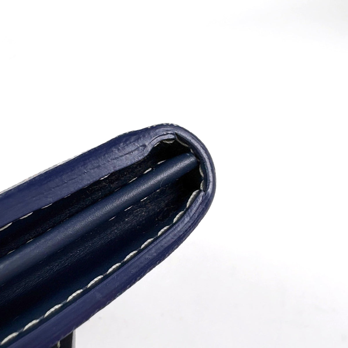 Goyard Navy Coated Canvas Pouch Shoulder Bag (Pre-Owned)