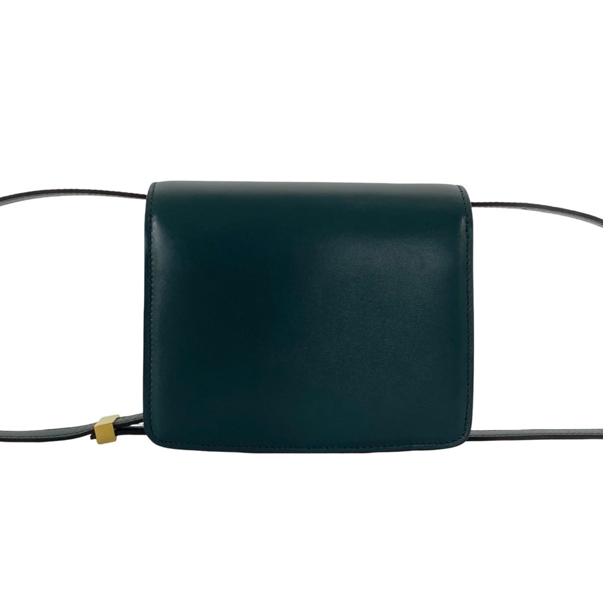 Celine Green Leather Shoulder Bag (Pre-Owned)