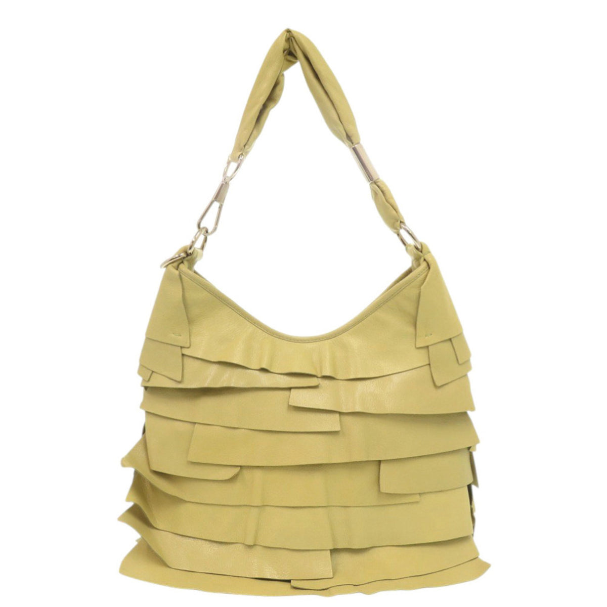 Yves Saint Laurent Yellow Leather Handbag (Pre-Owned)