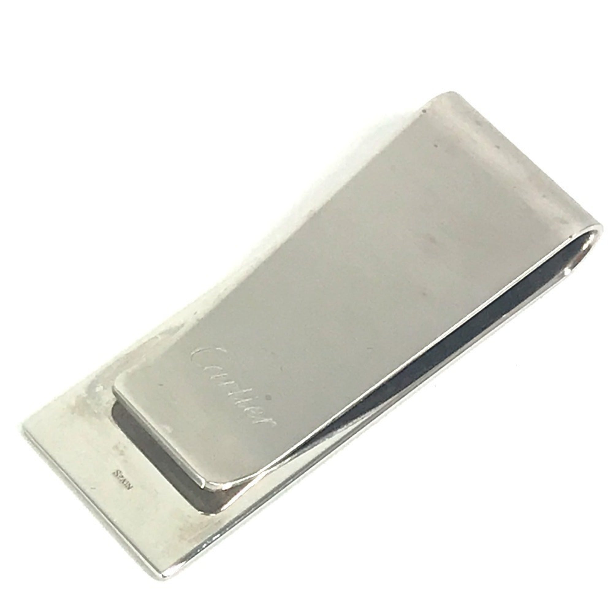 Cartier Silver Stainless Steel Money Clip (Pre-Owned)