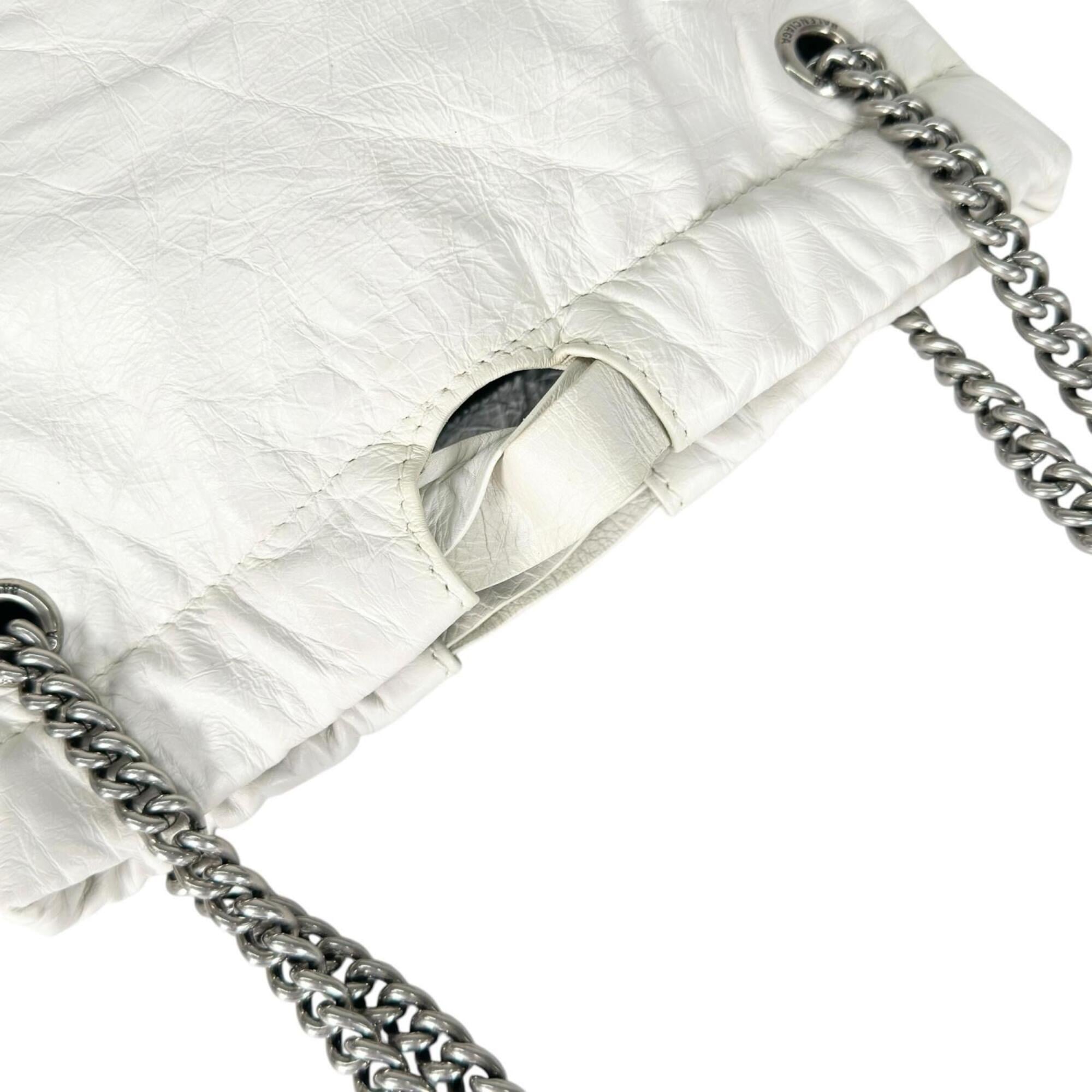 Balenciaga White Leather Handbag (Pre-Owned)