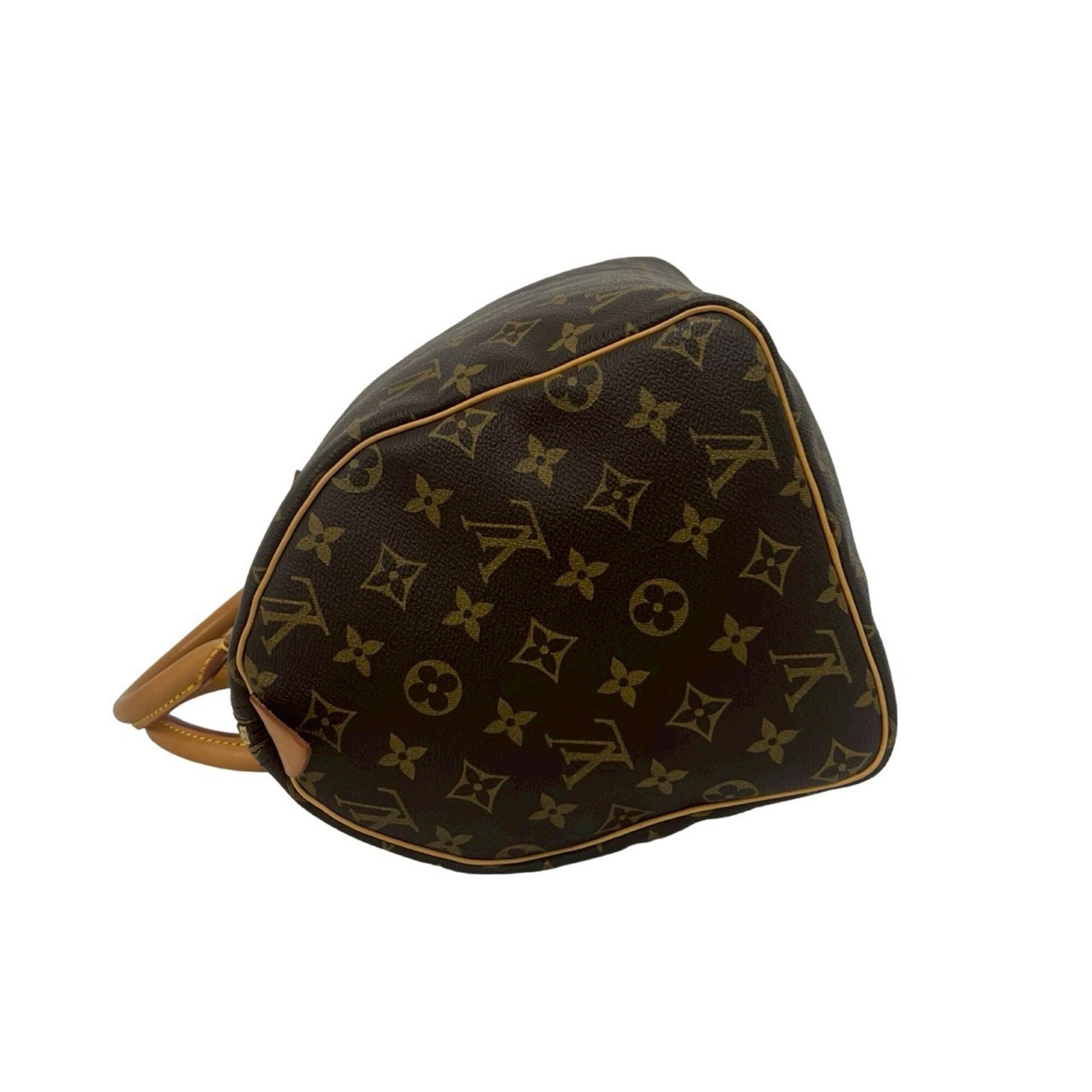 Louis Vuitton Brown Leather Pvc Boston Bag Handbag (Pre-Owned)