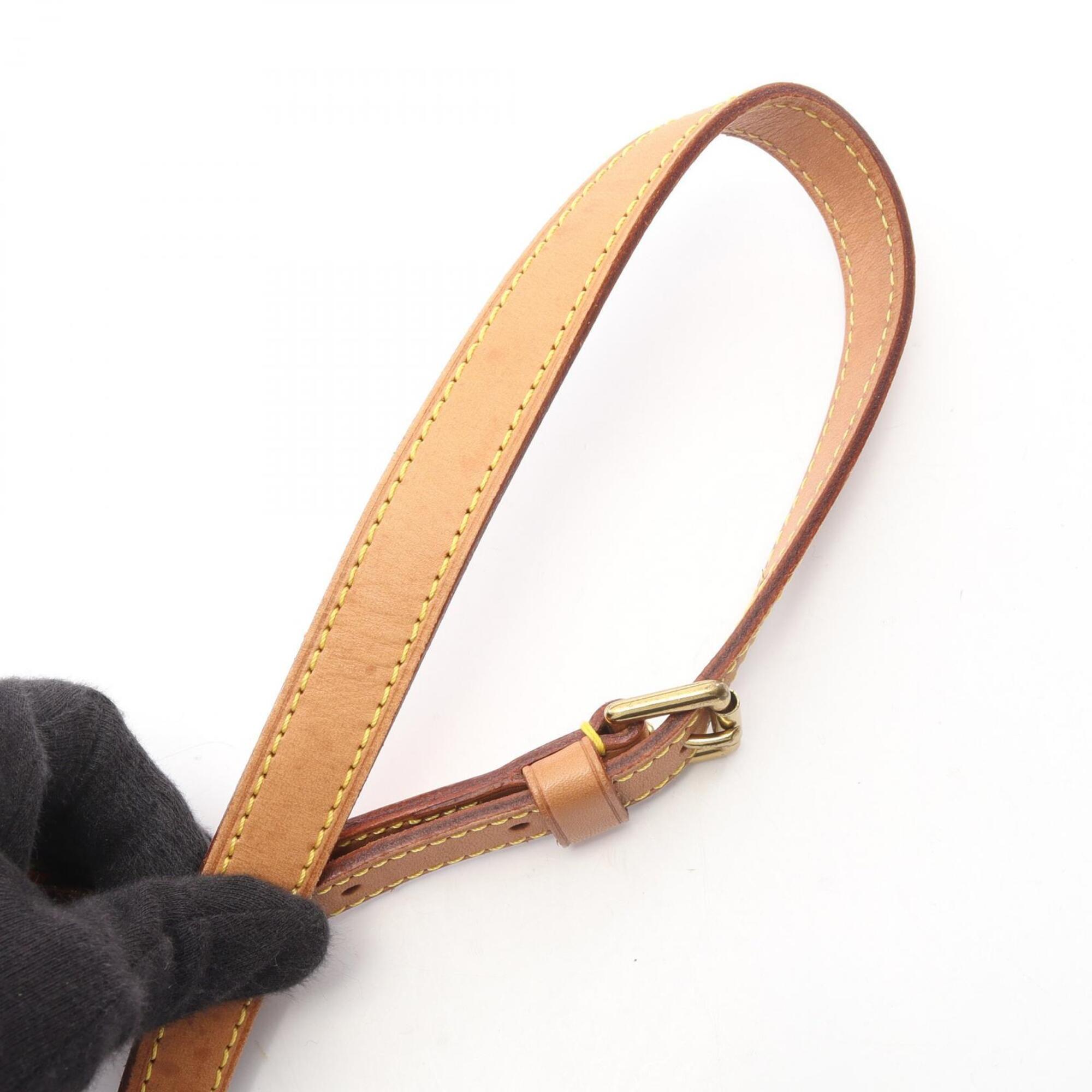 Louis Vuitton Brown Monogram Leather Handbag Shoulder Bag (Pre-Owned)