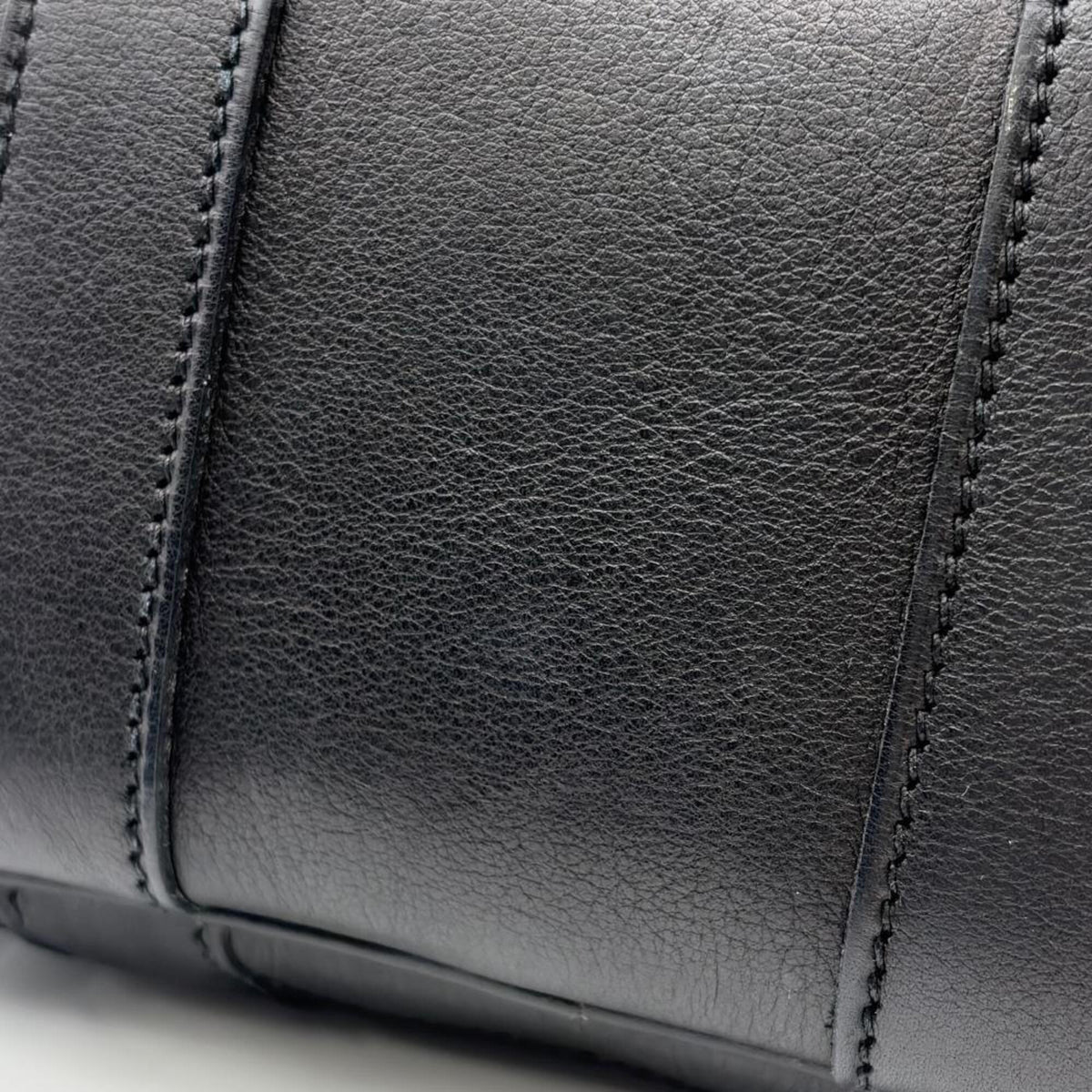 Hermes Black Swift Leather Handbag (Pre-Owned)