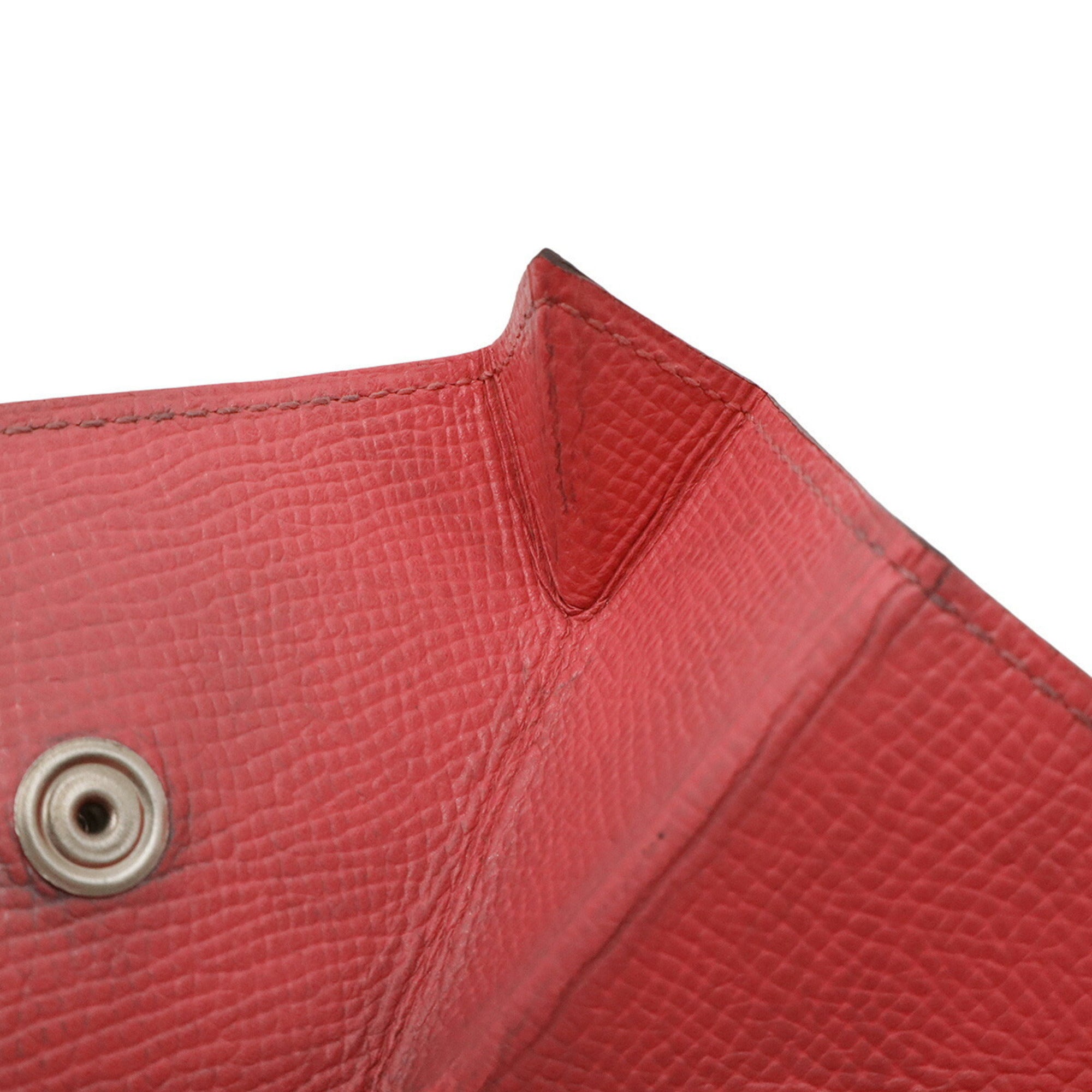 Hermes Rose Azalee Epsom Leather Coin Purse/Coin Case (Pre-Owned)