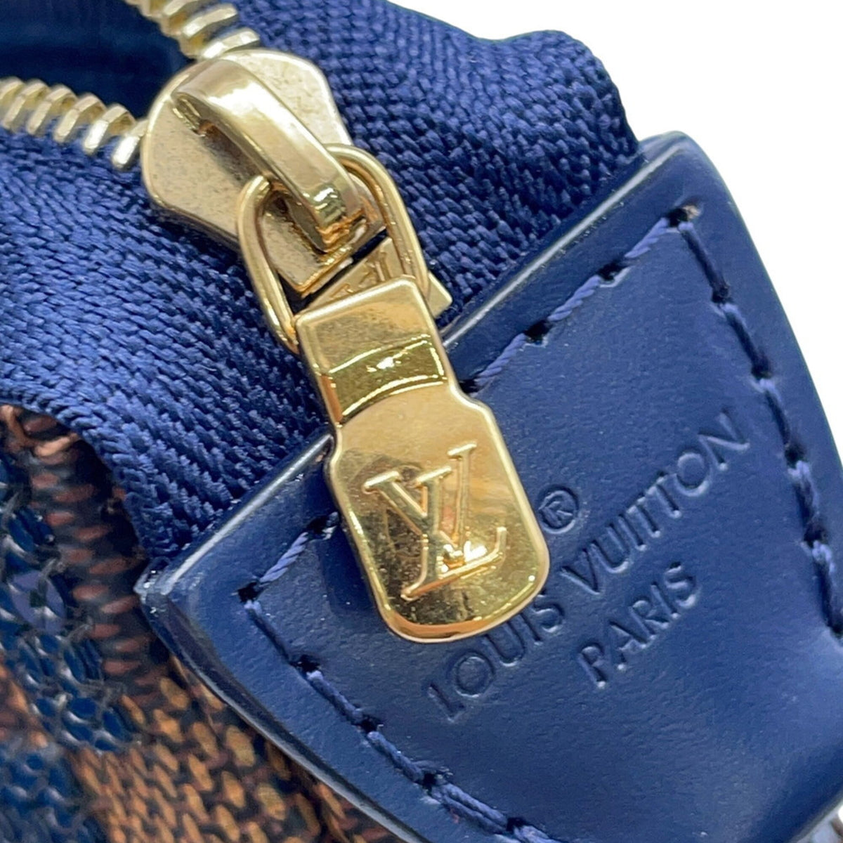 Louis Vuitton Blue Spangles Handbag (Pre-Owned)