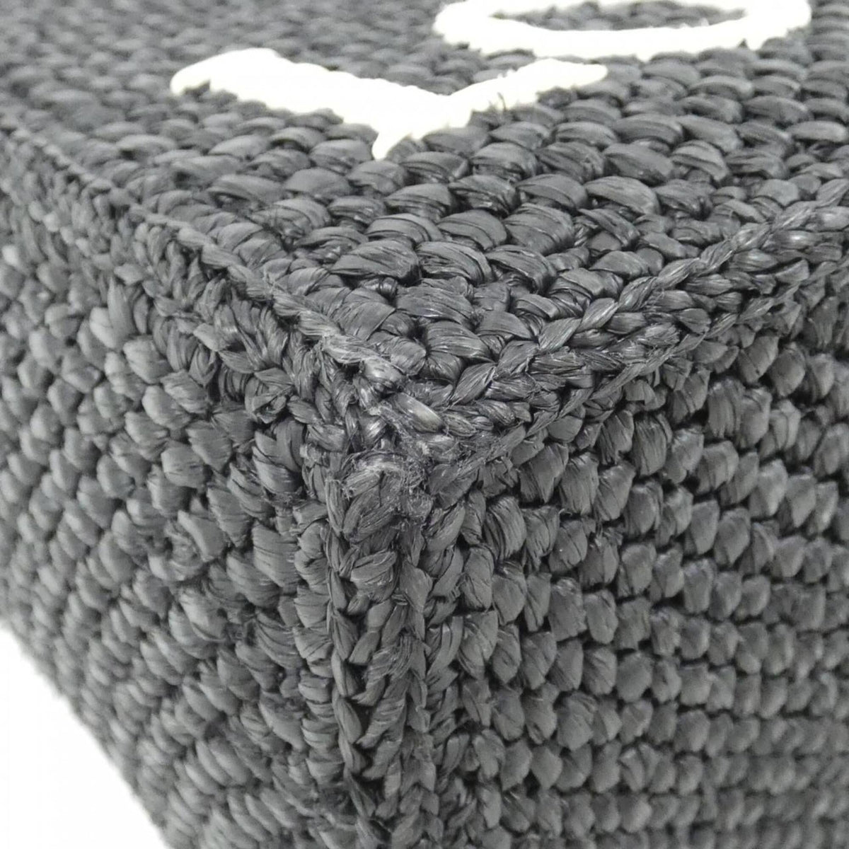 Loewe Black Raffia Handbag (Pre-Owned)
