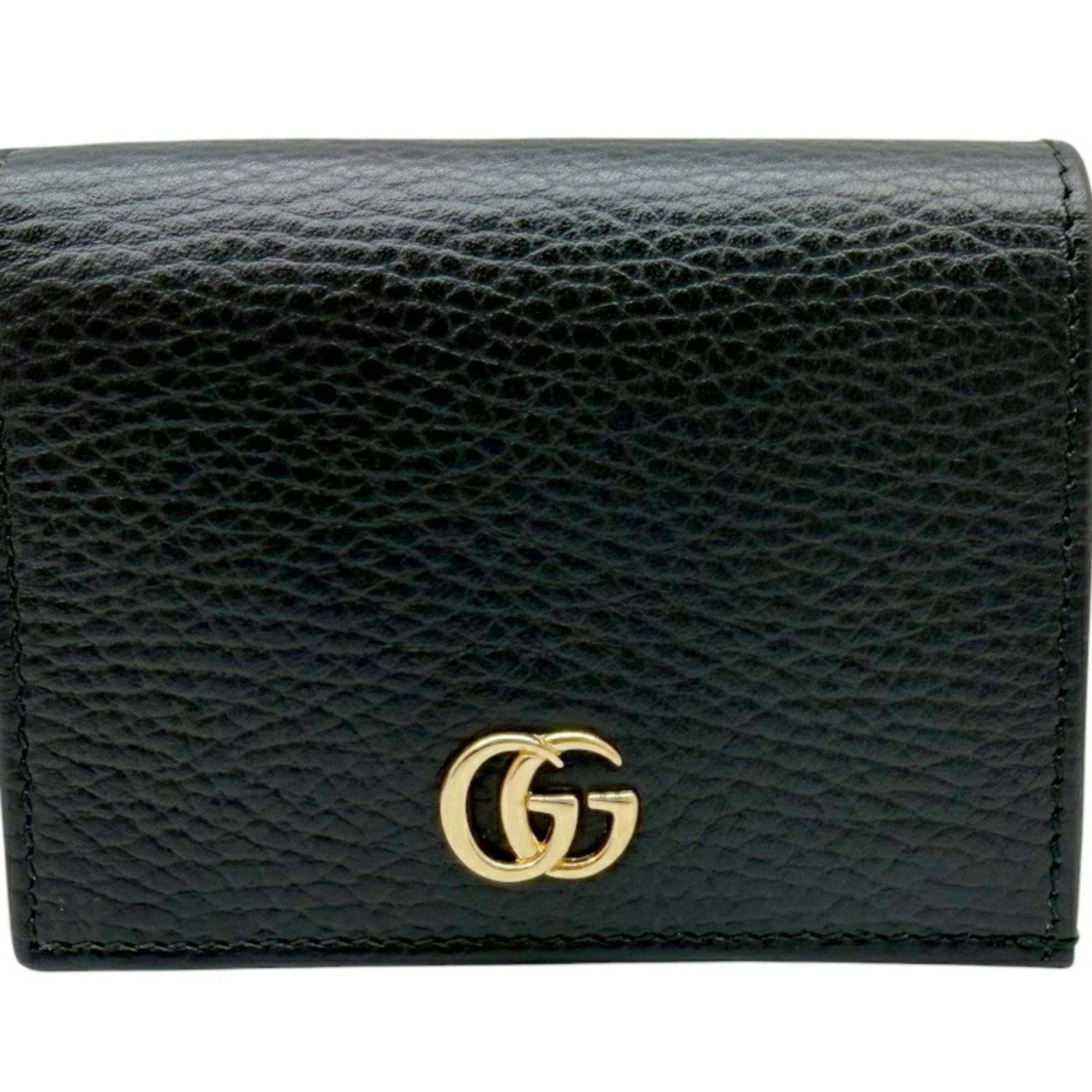 Gucci Black Leather Wallet (Bi-Fold) (Pre-Owned)