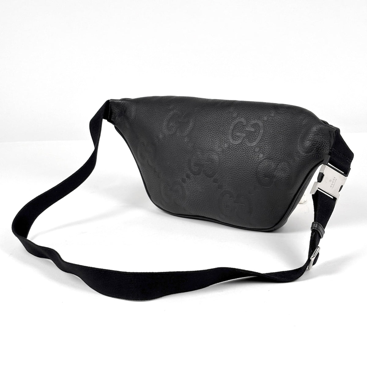 Gucci Black Leather Sling Bag (Pre-Owned)