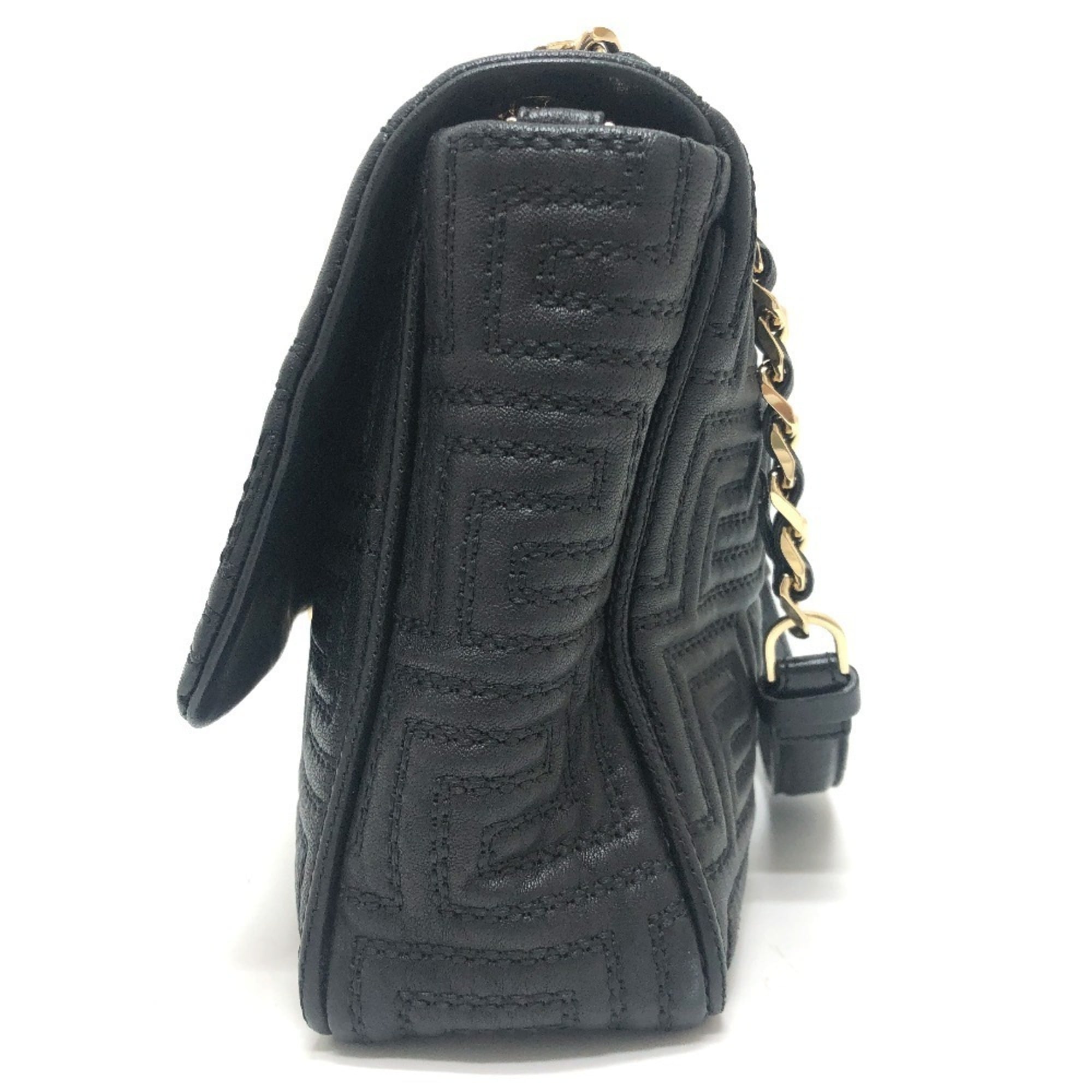 Valentino Black Leather Handbag Shoulder Bag (Pre-Owned)