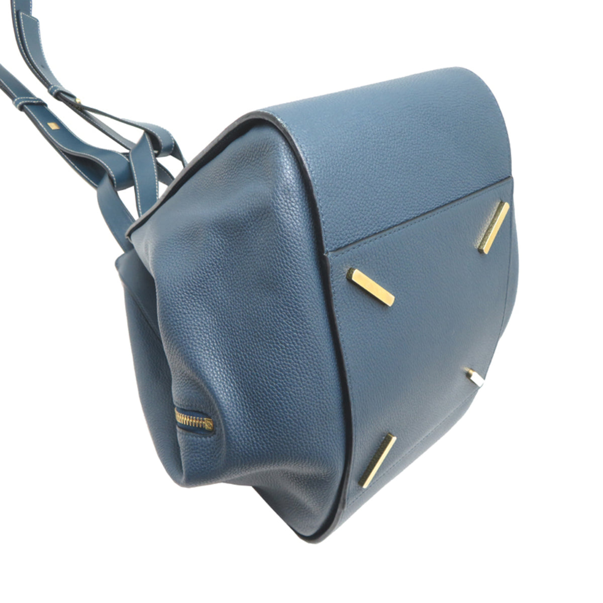 Loewe Blue Leather Handbag (Pre-Owned)