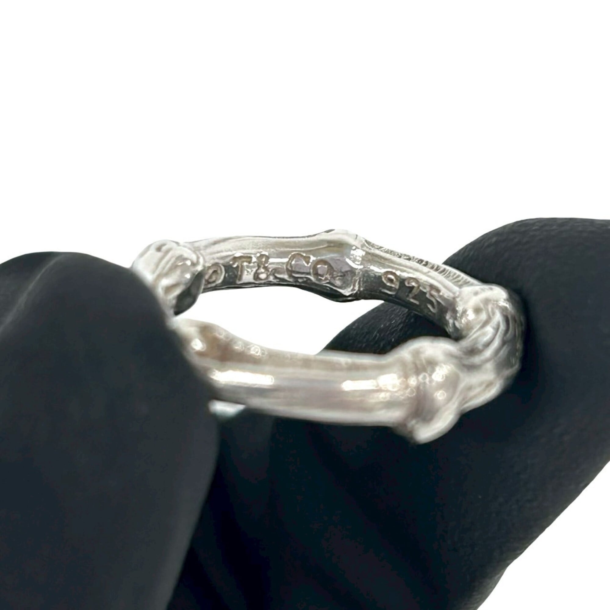 Tiffany Silver Silver 925 Band Ring (Pre-Owned)