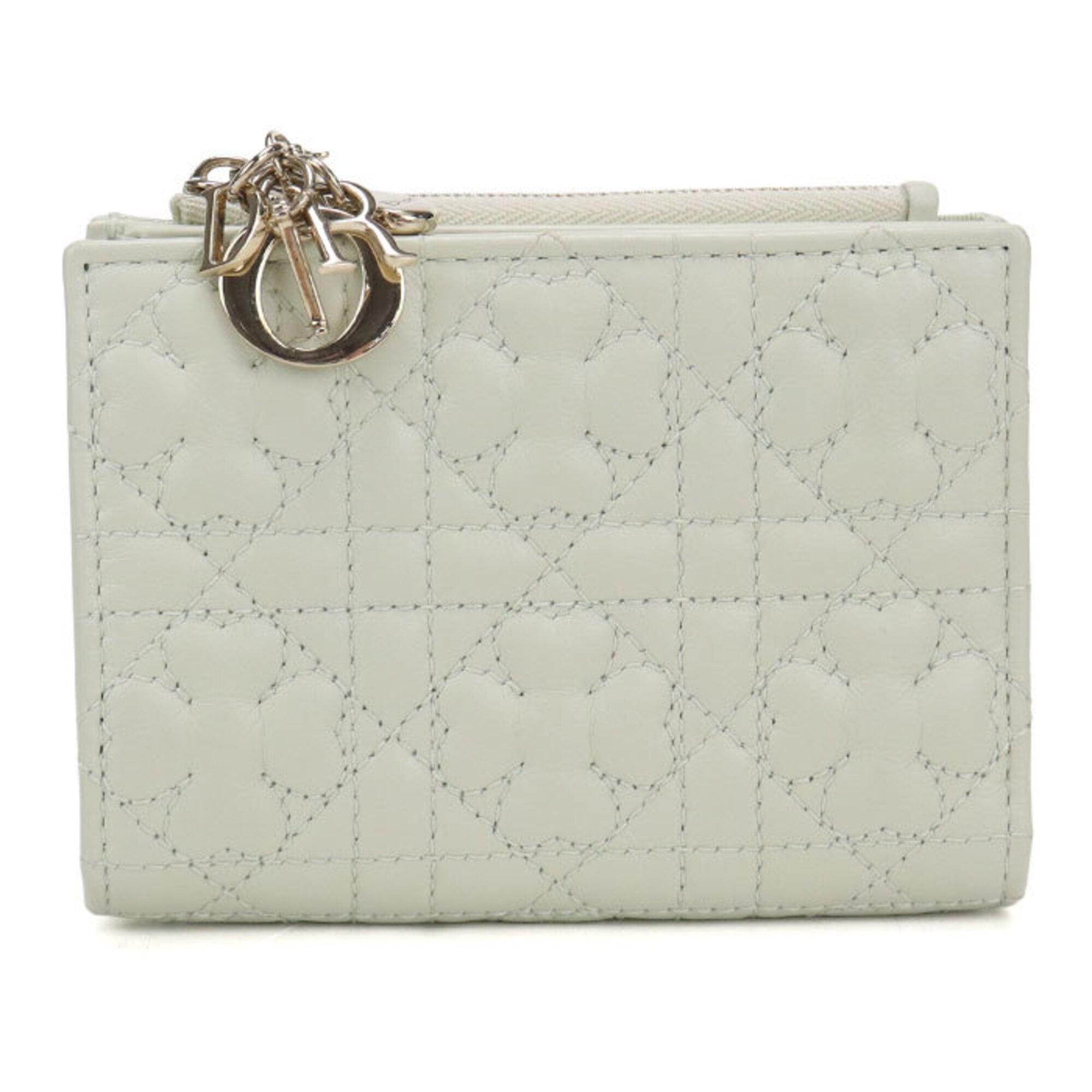 Christian Dior Green Leather Wallet (Bi-Fold) (Pre-Owned)