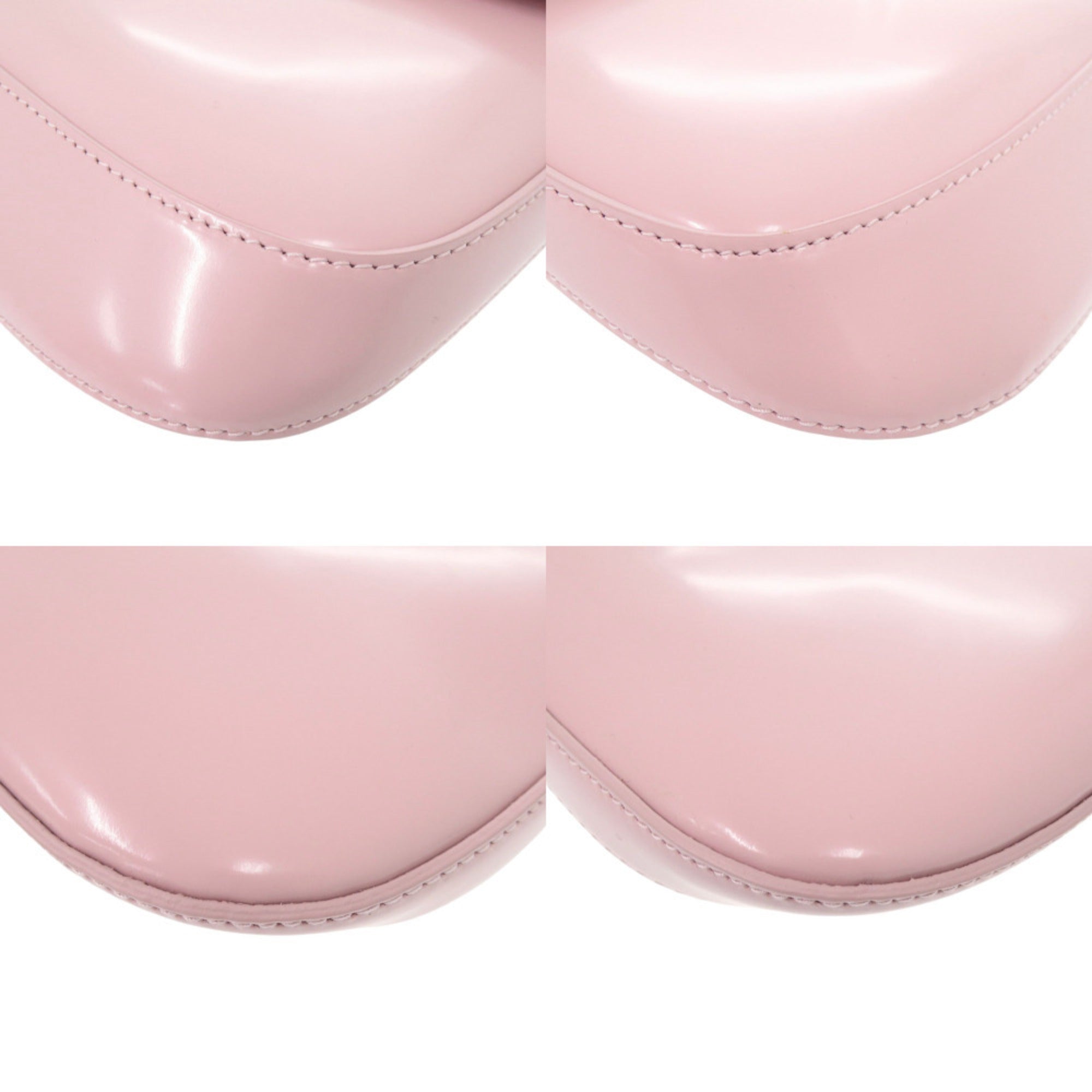 Prada Pink Leather Shoulder Bag (Pre-Owned)