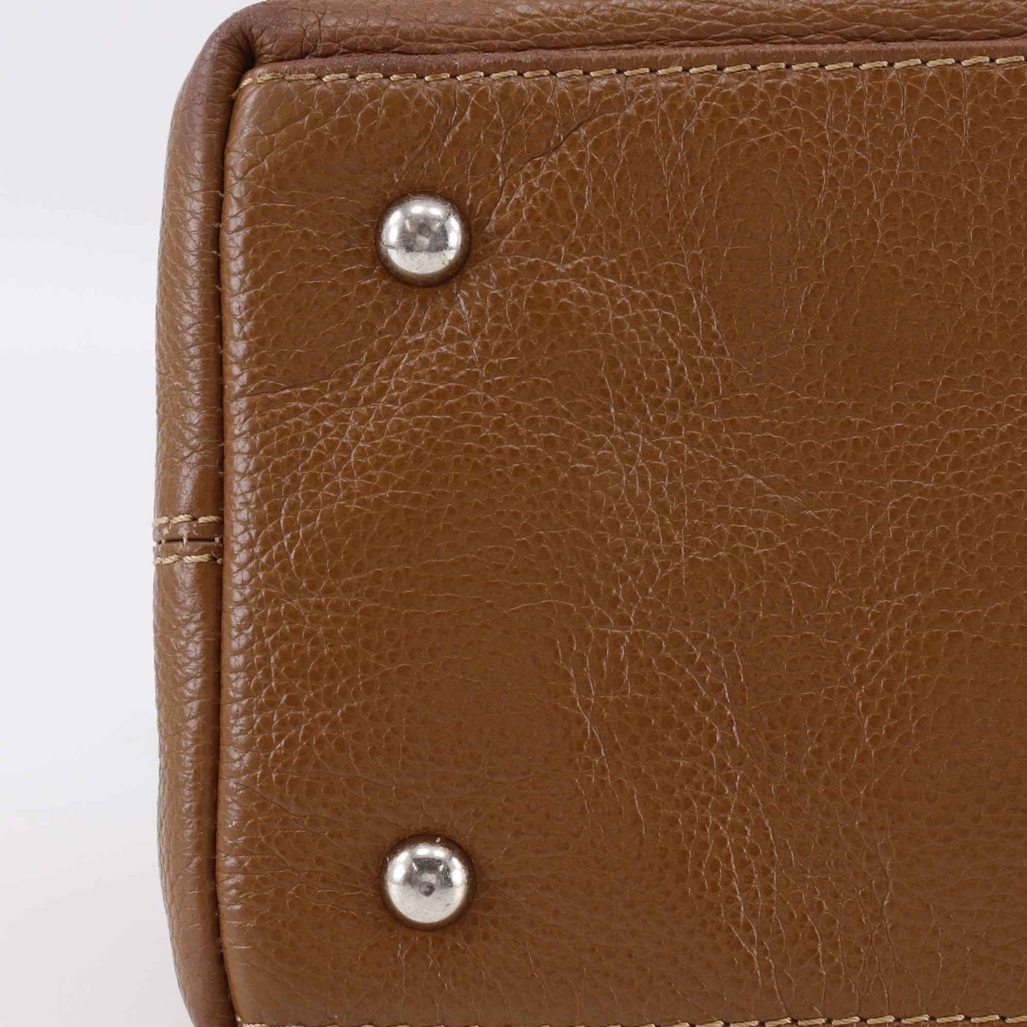 Gucci Brown Leather Tote Bag (Pre-Owned)