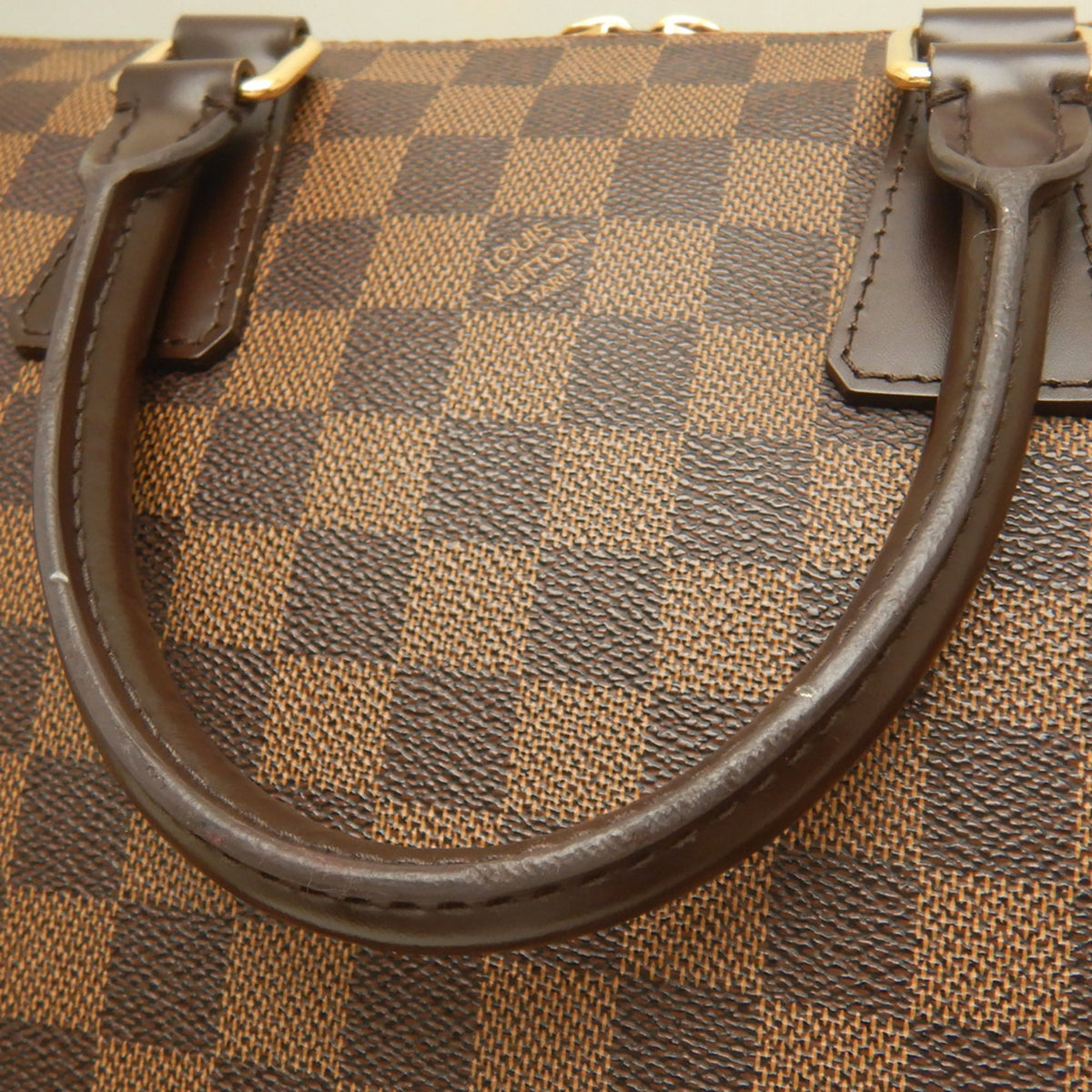 Louis Vuitton Damier Canvas Ebene Damier Canvas Briefcase Handbag Shoulder Bag (Pre-Owned)