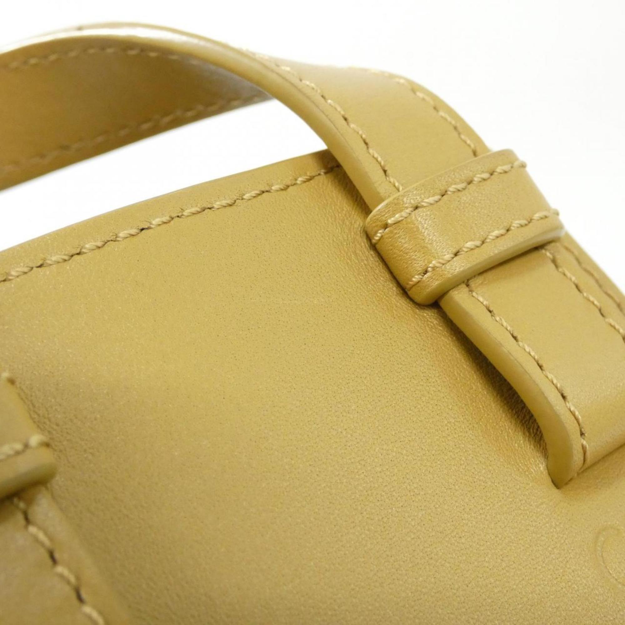 Loewe Yellow Leather Handbag (Pre-Owned)