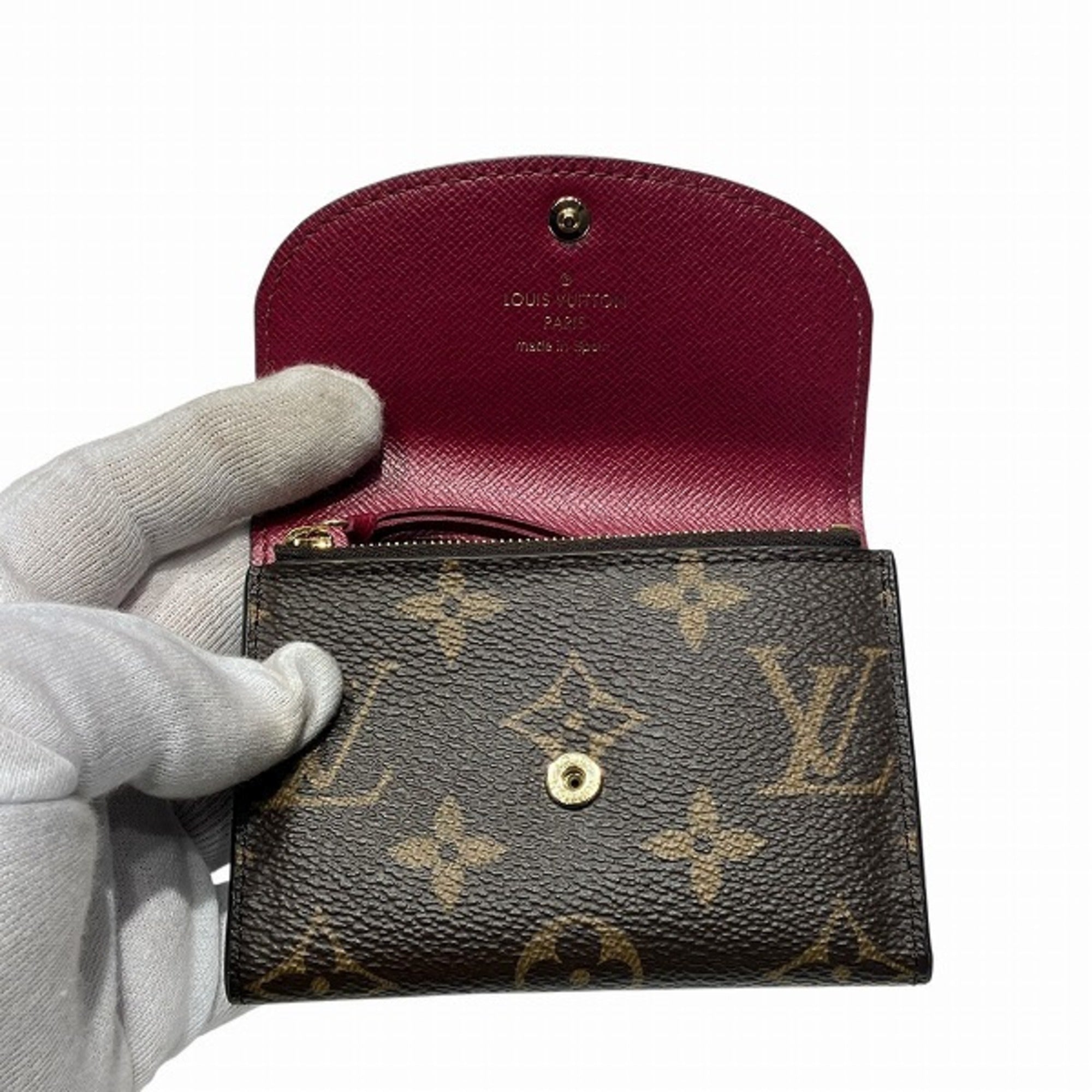 Louis Vuitton Rose Ballerine Monogram Coin Purse/Coin Case (Pre-Owned)