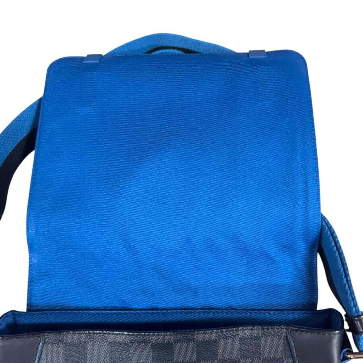 Louis Vuitton Damier Graphite Black Blue Damier Graphite Shoulder Bag (Pre-Owned)